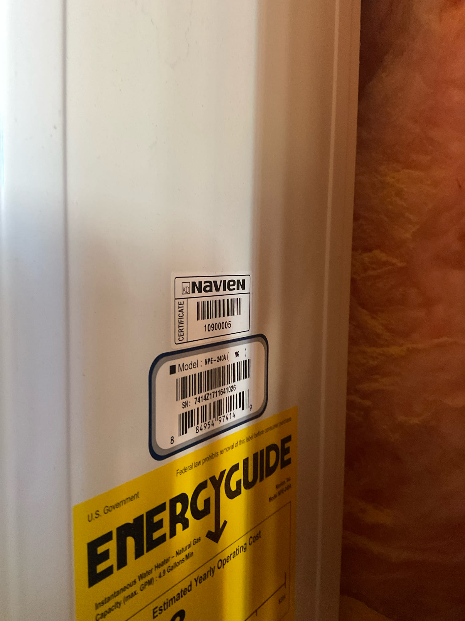 Tankless flush , replace and relocate main water shut off valve and Prv , replaced a leaking disposal with insinkerator 3/4 hp disposal 