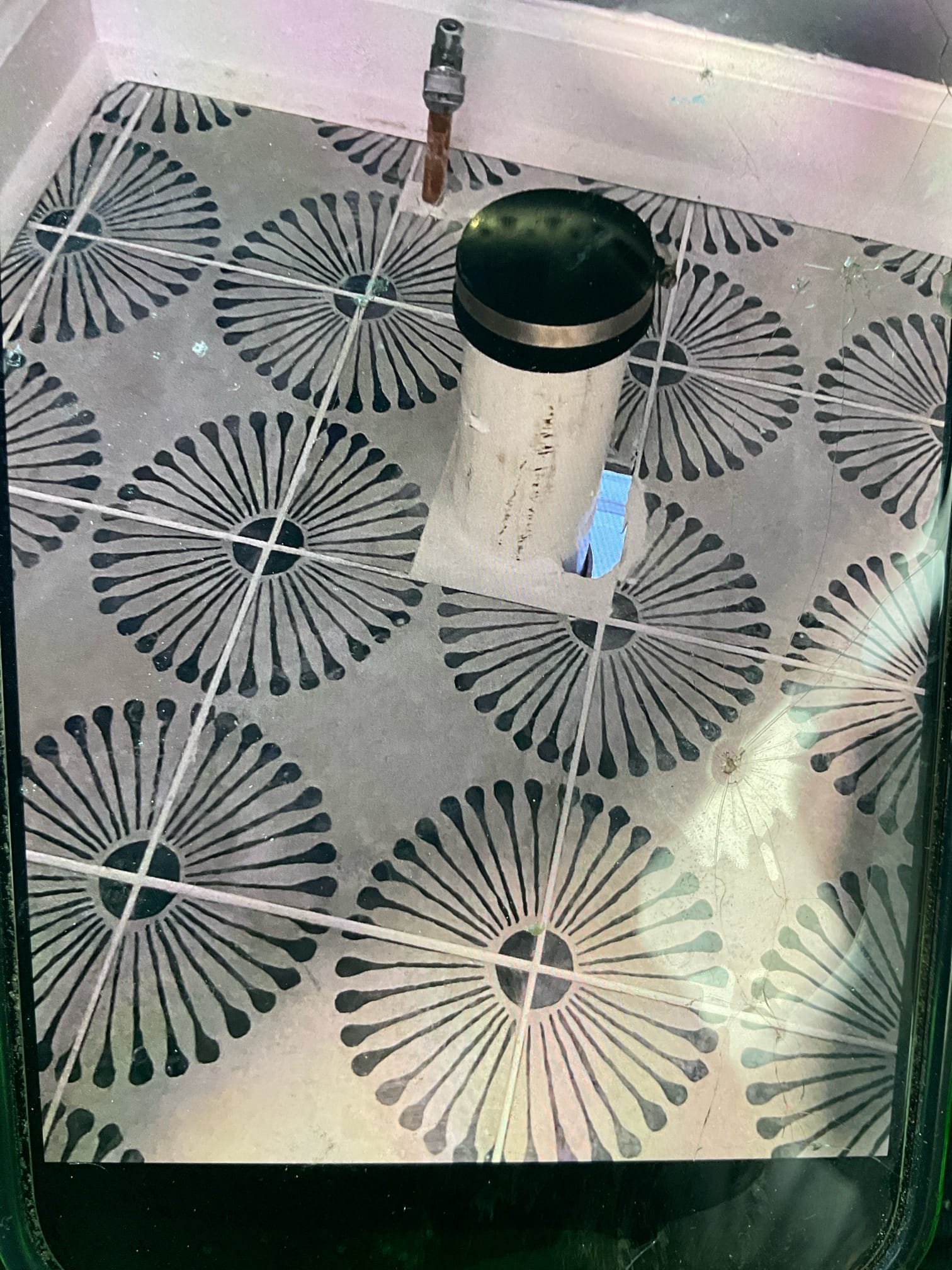 Installed a new flange , and installed customer supplied toilet 