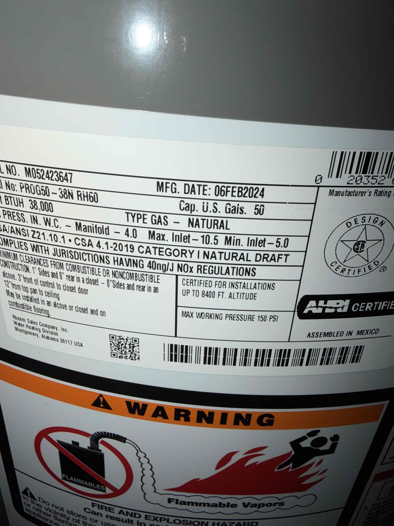 

Customer called us out to help identify where the sewer cleanout was




Upon inspection, we found the sewer clean out  to the left side of the laundry area near the washer dryer combo with the customer’s approval. We ran a camera inspection through the sewer line and found no underlying issues. The sewer line is an excellent condition with approximately 30 feet leading to the common line. We also performed a water pressure test and confirmed that the water pressure is within normal range. Additionally, we checked the water heater and found it to be in good working order overall the plumbing system in the home is in great shape. 