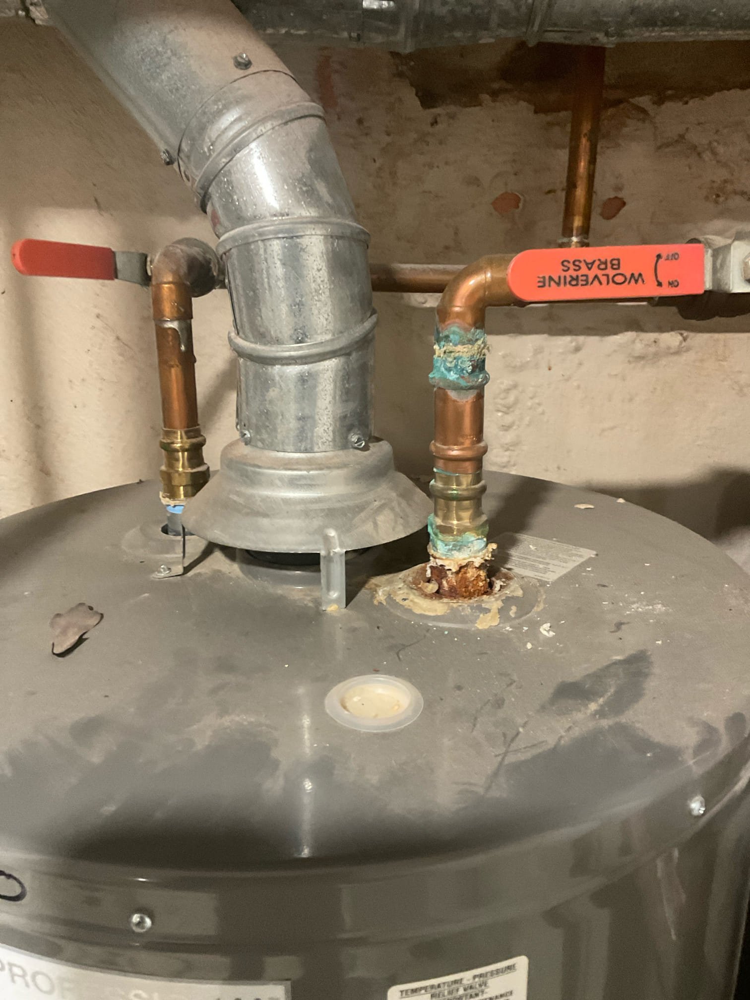 New 50 gas Water heater , new gas control valve for second water heater , new 5 gal expansion tank , new gas line from crawl space to outside grill and two gas lantern 