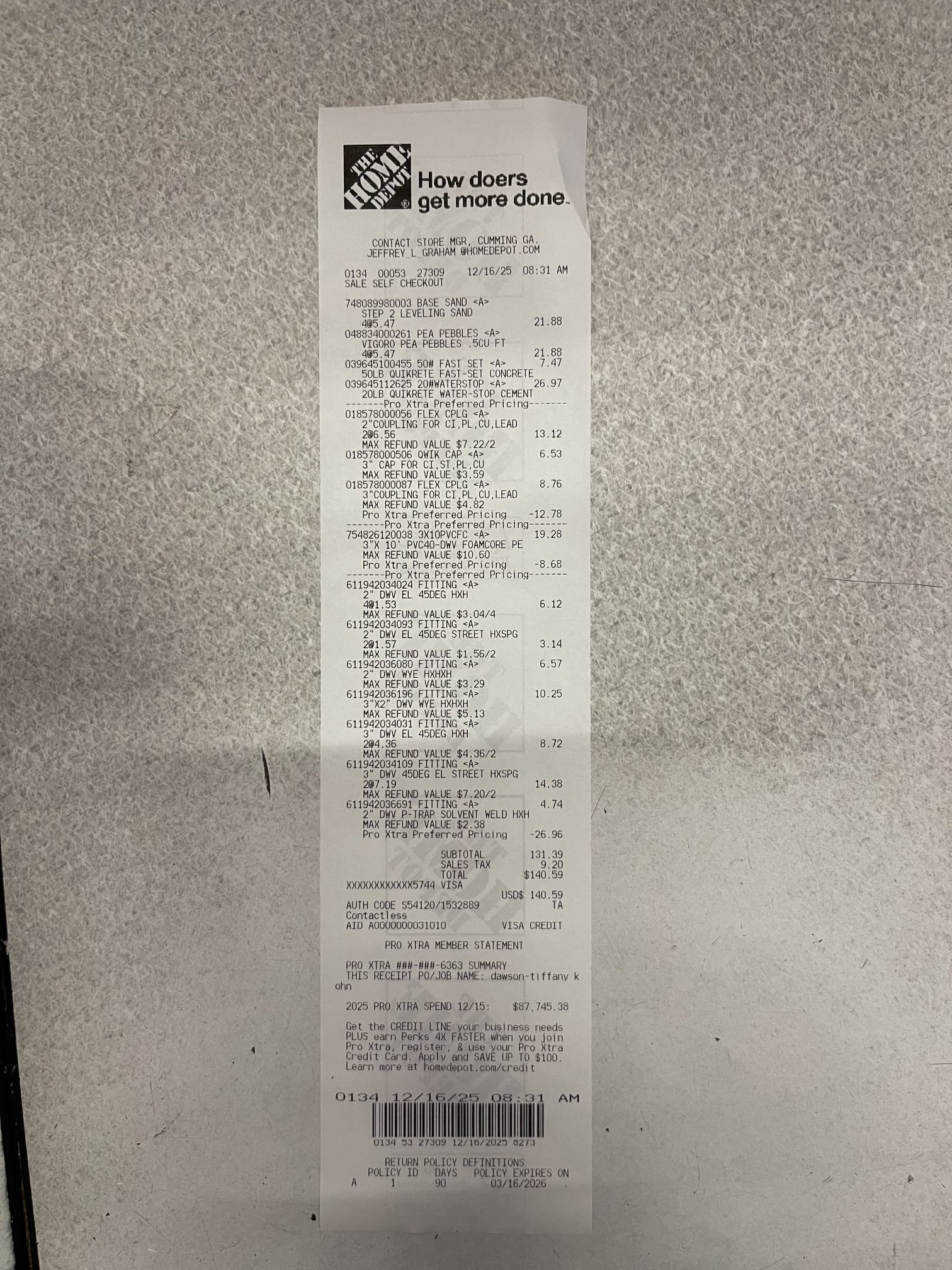 Came out to address issues with downstairs bathroom that were unrelated to the issue we fixed on our initial visit. Customer had another company out prior to any of the work we did. That company told customer there was a belly in the line and they were going to reroute the bathroom. They abandoned line and rerouted line roughly 20’ over to a stack that came down under the slab under the stairs. They installed this line going up hill the entire way. I left quote last time to address this issue of the downstairs bathroom backed up again. Line did eventually back up after a few months. Customer decided to properly address the issue. I had camera’d the abandoned line previously and knew that it was still in good shape. We jackhammered the slab in the bathroom, concrete was between 10-12” thick. Exposed the piping under the slab. Ran water in the tub and found it was pouring out of the pipe under the section of slab where the tub was sitting. Knew the p-trap must be broken. Notified homeown