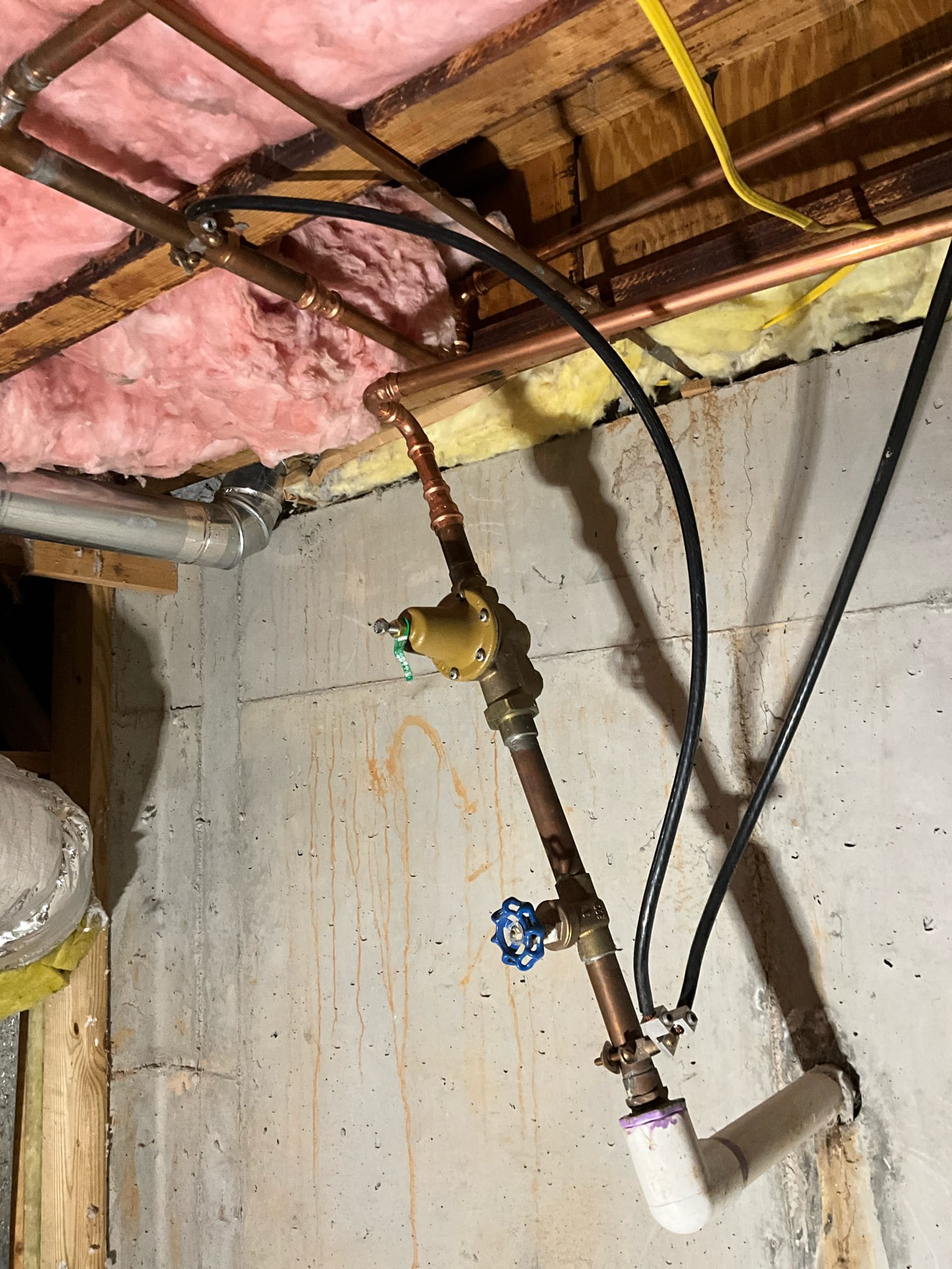 Call for dripping shower and corrosion under bathroom sink.

Checked under bathroom sink and found several spots of corrosion. Replaced shut off valve for faucet, and installed dedicated shut off for humidifier line. Replaced corroded copper.

Attempted to replace shower valve, but were unable to locate a valve that fit existing trim. Attempted to replace cartridge with correct cartridge but the valve body has significant deterioration and won’t seal. Tub drips still. Provided estimates to replace valve once valve is purchased. 

I also discussed water filtration for the home, and some concerns with the water heater.