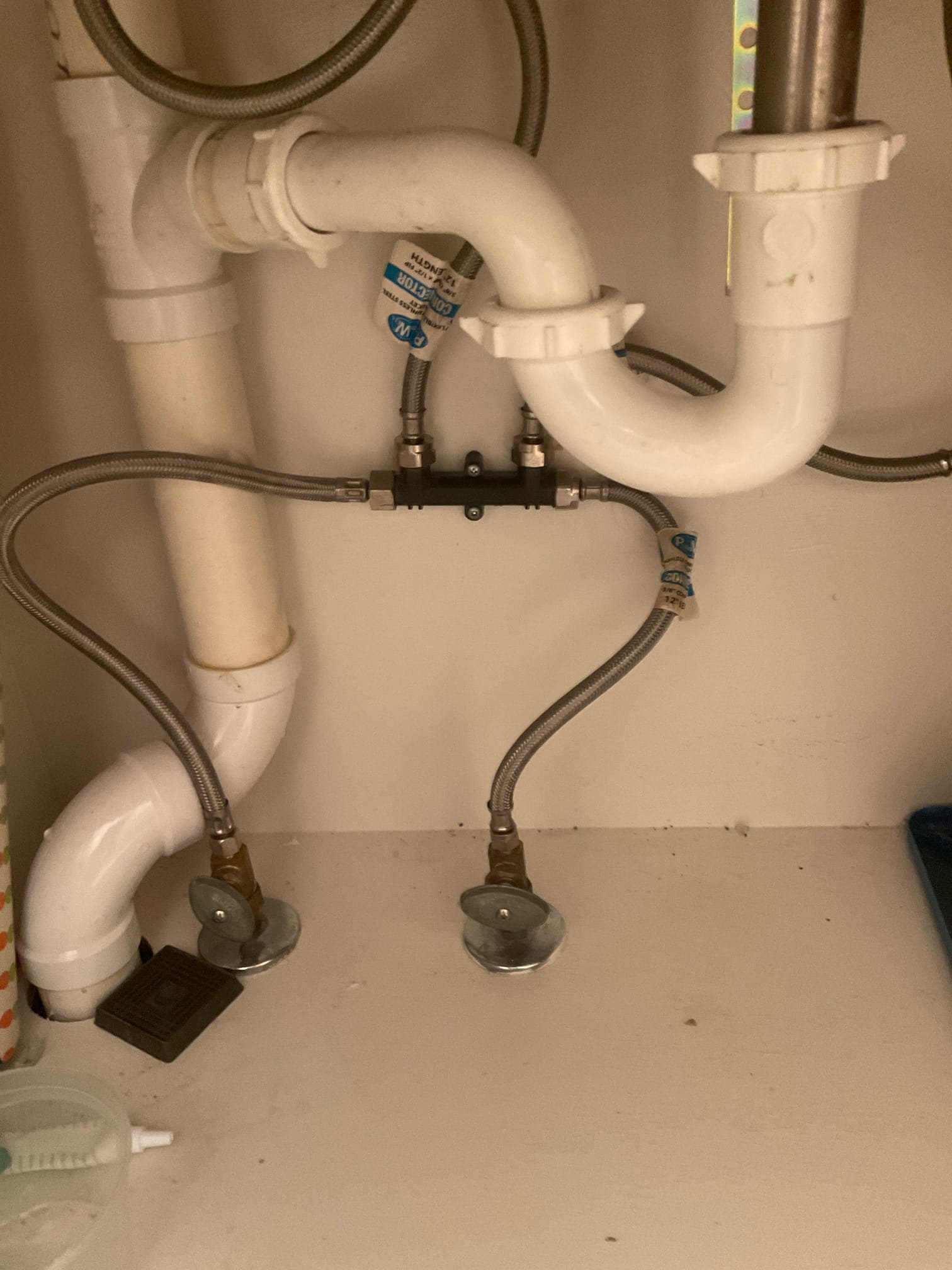 Replaced a toilet with Kohler cimarron elongated ADA , and a comfort valve under sink 