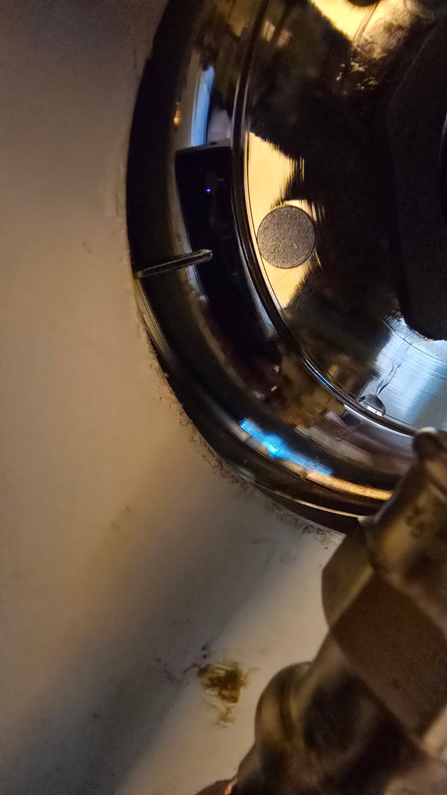 Took off the trim plate to inspect the shower, and the surrounding pipes, the water was getting behind the trim plate, due to the caulk not fully drying after install, I didn’t see any water on the cold and hot lines, at all, we ran the shower and tub for 15-20 minutes with no water leaks. I recaulked the trim plate. And recommend to Let it dry for 24hrs. I still recommend replacing the pressure reducing valve due to high water pressure.