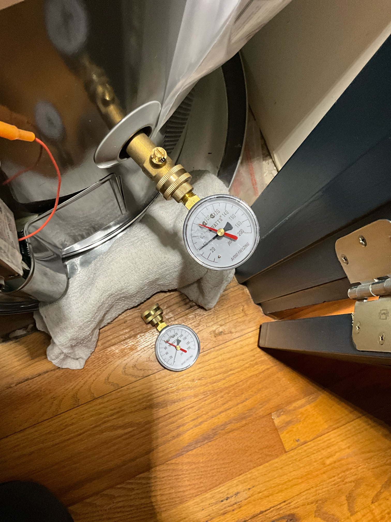 Call for toilet issue.

Spoke with Kristen and she showed me the toilet. When testing I found that flapper wouldn’t close all the way sometimes. The chain from the handle to the flapper was twisted and slightly tight. I adjusted chain and was unable to replicate issue.

Pressure is reading very low, at. 40psi. I recommend replacing pressure regulating valve soon, as abnormal low reading can be early warning signs of failure.