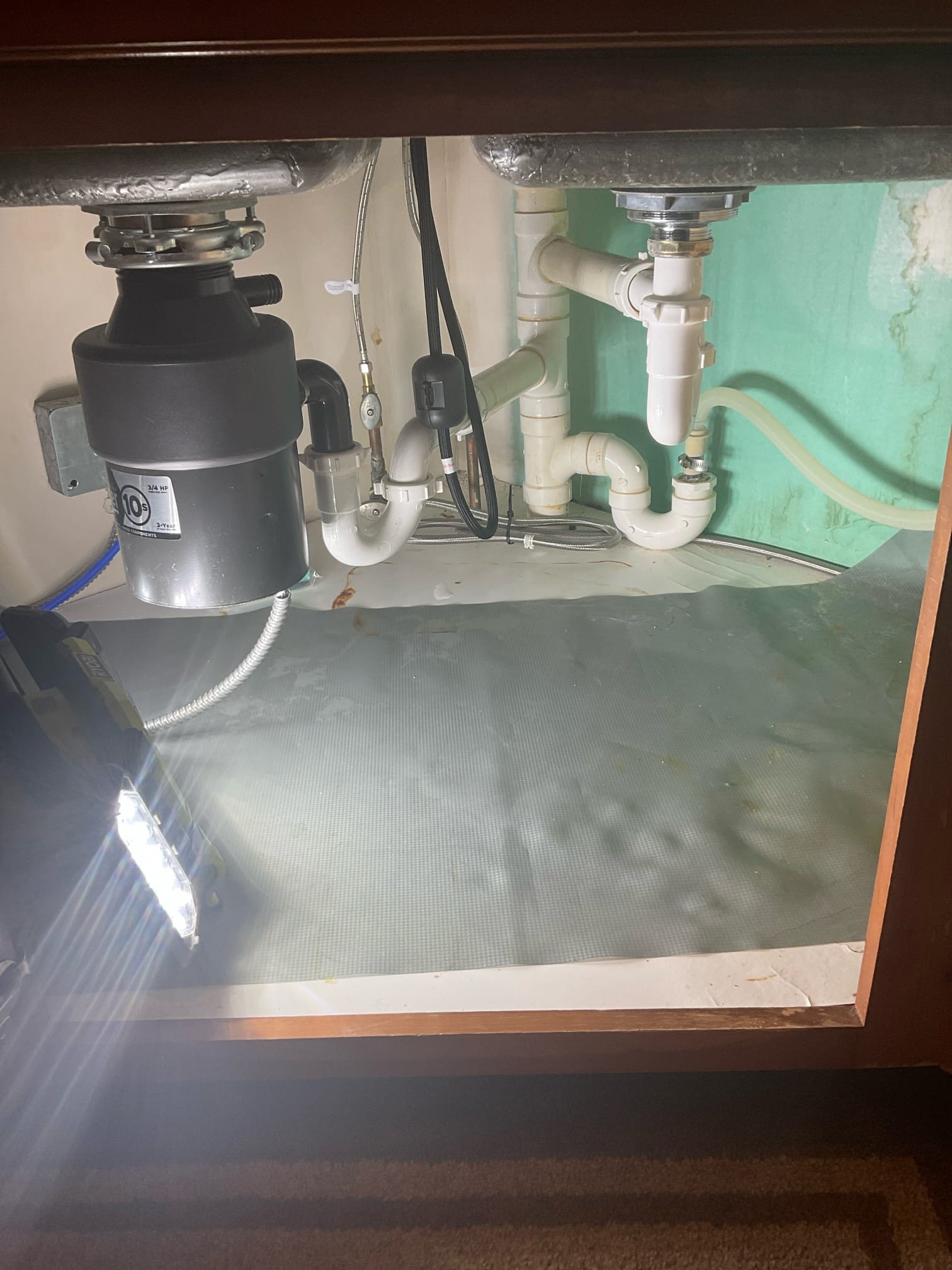 Installed  customer supplied two bidet seats , new fill valve , install RO system with hole drilled in granite , fixed hot water low pressure for kitchen faucet 