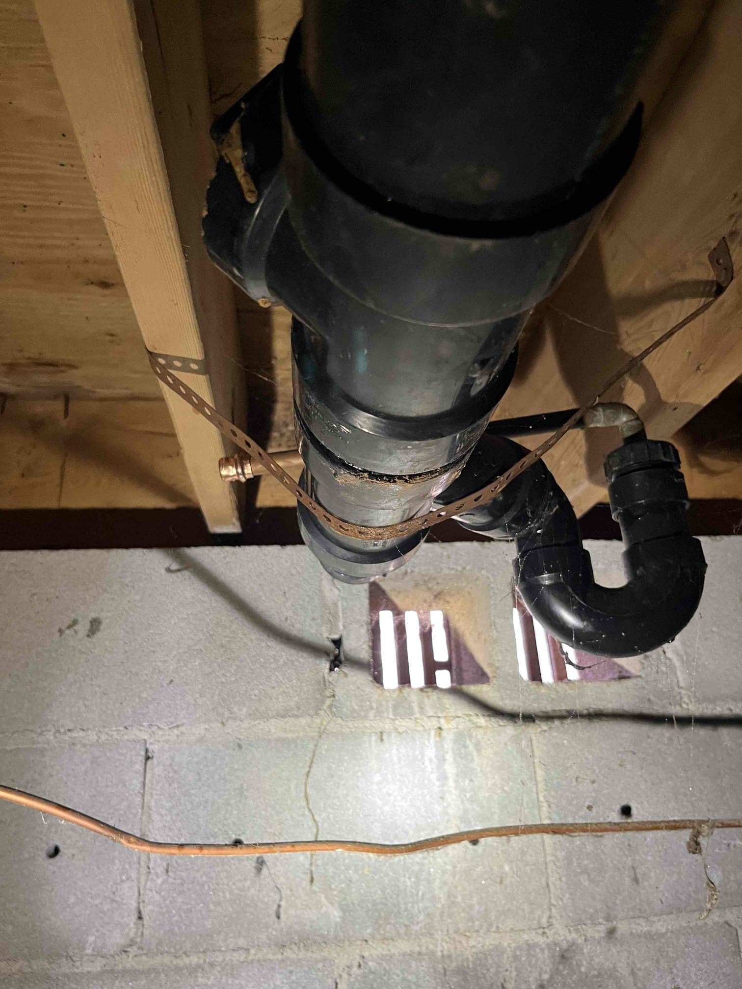 Customer had an appliance company come to install a new dishwasher and they stated they couldn’t due to the shutoff and drain not being in the same floor. Cut and capped the drain and water line below, and installed a new stop and dishwasher wye under the kitchen sink. Tested all work to ensure proper function and no leaks, none were found. 