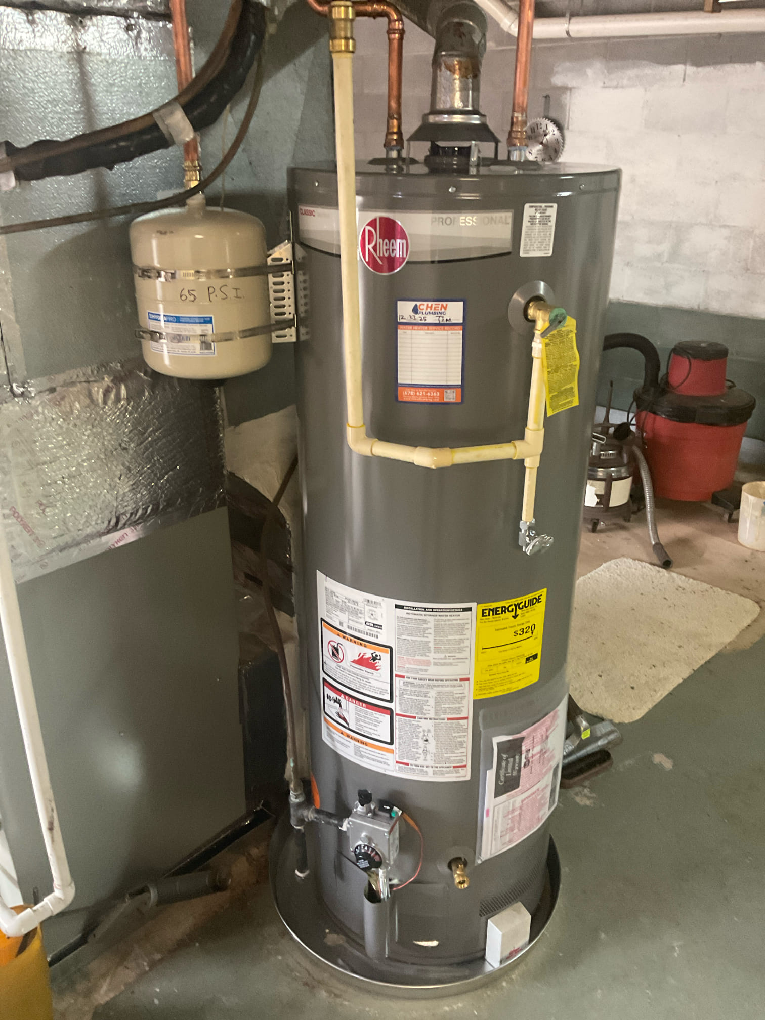 Replaced a 50 gallon gas water heater today 