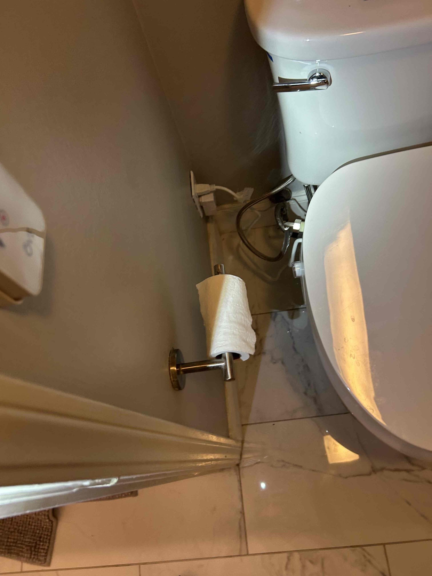 For this customer they have reliable hvac, plumbing and electrical came out to snake the tub drain. However the problem is the the other tech took off the drain to run a hand snake on the tub. And he didn’t take off the overflow plate. When he was done he went back with caulking rather than silicone or plumbers putty. What I recommended for the repair is we replace the overflow cover plate and the drain with new plumbers putty. The customer is wanting to see if the other company will warranty the work as it is their fault that water is leaking below to the other unit. At this time no repairs will be made. Wasn’t able to check water pressure. No hose Bibb or individual shut off valves. Water heater is from 2011 recommend to replace 