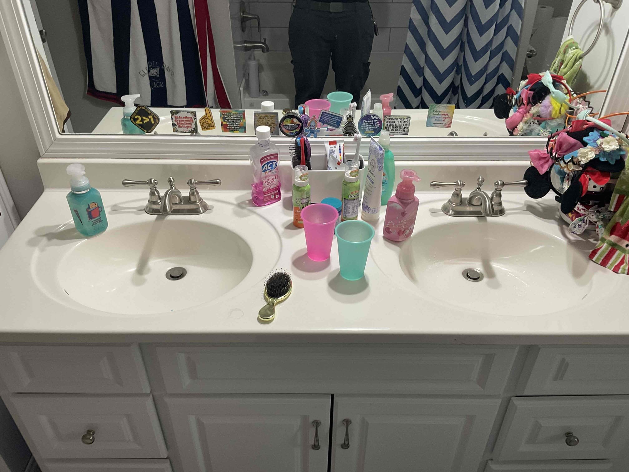 This CUSTOMER she has two unbranded faucets that one of them has an issue of the cartridge is constantly dripping and leaking so as a result is what I recommend is to replace both faucets with customer supplied ones. She would supply us with faucet and we would go ahead and install them so that is exactly what we’re gonna do on Sunday. She ordered two brand new faucets from Home Depot and we’re gonna get them installed Without in mind. We’re gonna go ahead and replace the 20 inch supply lines for both hot and cold for both sets of faucets and potentially if we need to replace the pop-up assembly, depending on the faucet at this time, no work will be performed today. However, the job is scheduled for Sunday. Water pressure is normal. Did not take a look at the water heater because it was in a locked room. CUSTOMER has a tankless water heater from prior notes.