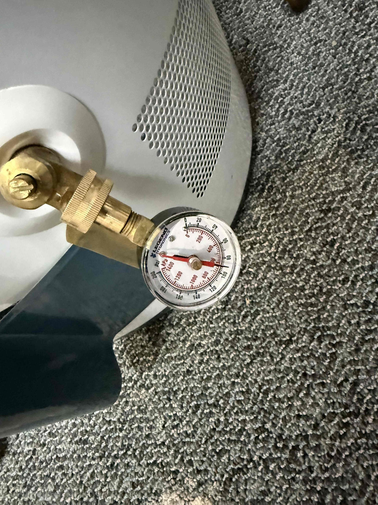 Gas leak from meter to generator upon arrival. Customer stated they’ve isolated the leak from the meter to the generator. Informed customer his best option would be to replace the entire gas line to the generator with new gas piping and a tracer wire. When testing water pressure noticed water pressure at 90 psi, recommended customer have the PRV replaced. Gave customer estimate to run new gas line with tracer wire and risers. Also left customer with estimate for PRV. Customer stated they were leaving to go out of town today and they would take a look at their schedule to see what day works best for them once they get back home.