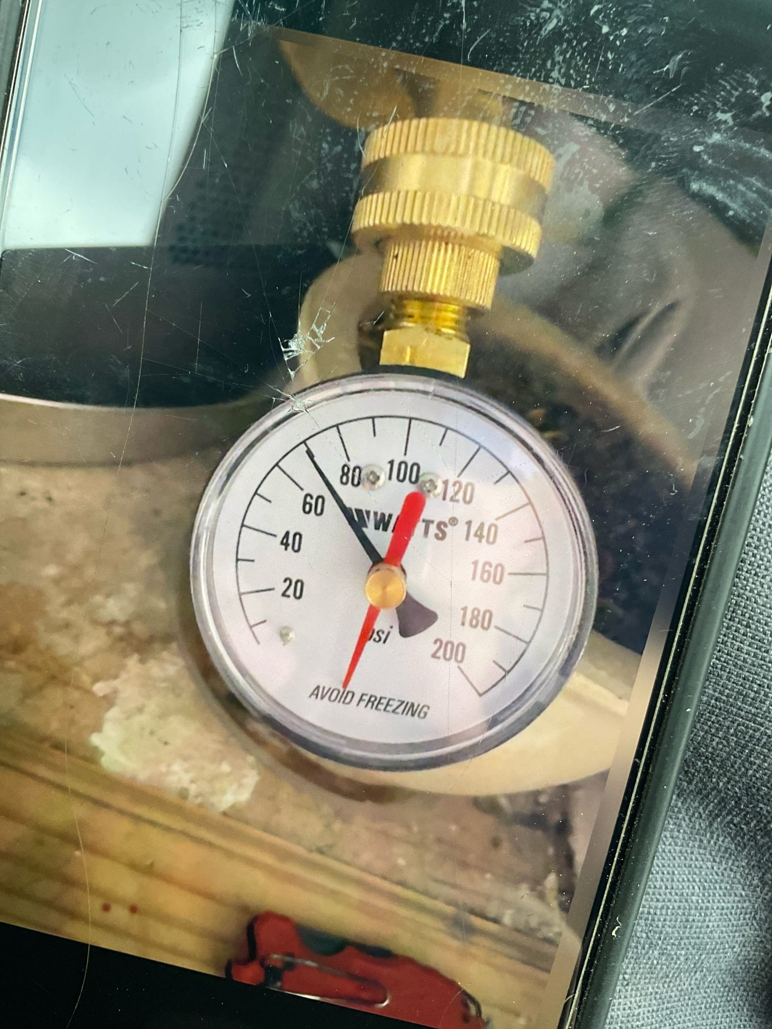 Customer stated that shower was having high-pressure. Stated to customer that shower has better flow since Cody cleaned out all debris inside showerhead. Also stated a customer that if the pressure is too much, she can replace the showerhead and with the new flow restrictions in the new showerhead the flow will be lower. Also test water pressure water pressure was at 70 psi lowered it to about 60 to 65 psi. Also mention Chen membership to customer.