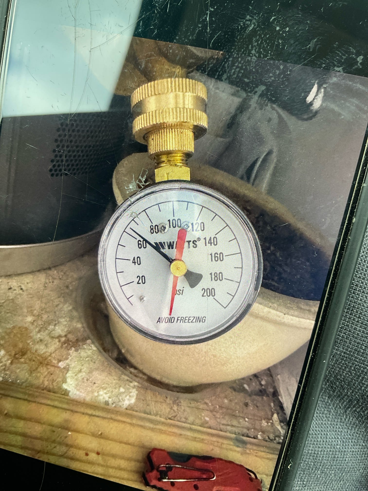 Customer stated that shower was having high-pressure. Stated to customer that shower has better flow since Cody cleaned out all debris inside showerhead. Also stated a customer that if the pressure is too much, she can replace the showerhead and with the new flow restrictions in the new showerhead the flow will be lower. Also test water pressure water pressure was at 70 psi lowered it to about 60 to 65 psi. Also mention Chen membership to customer.