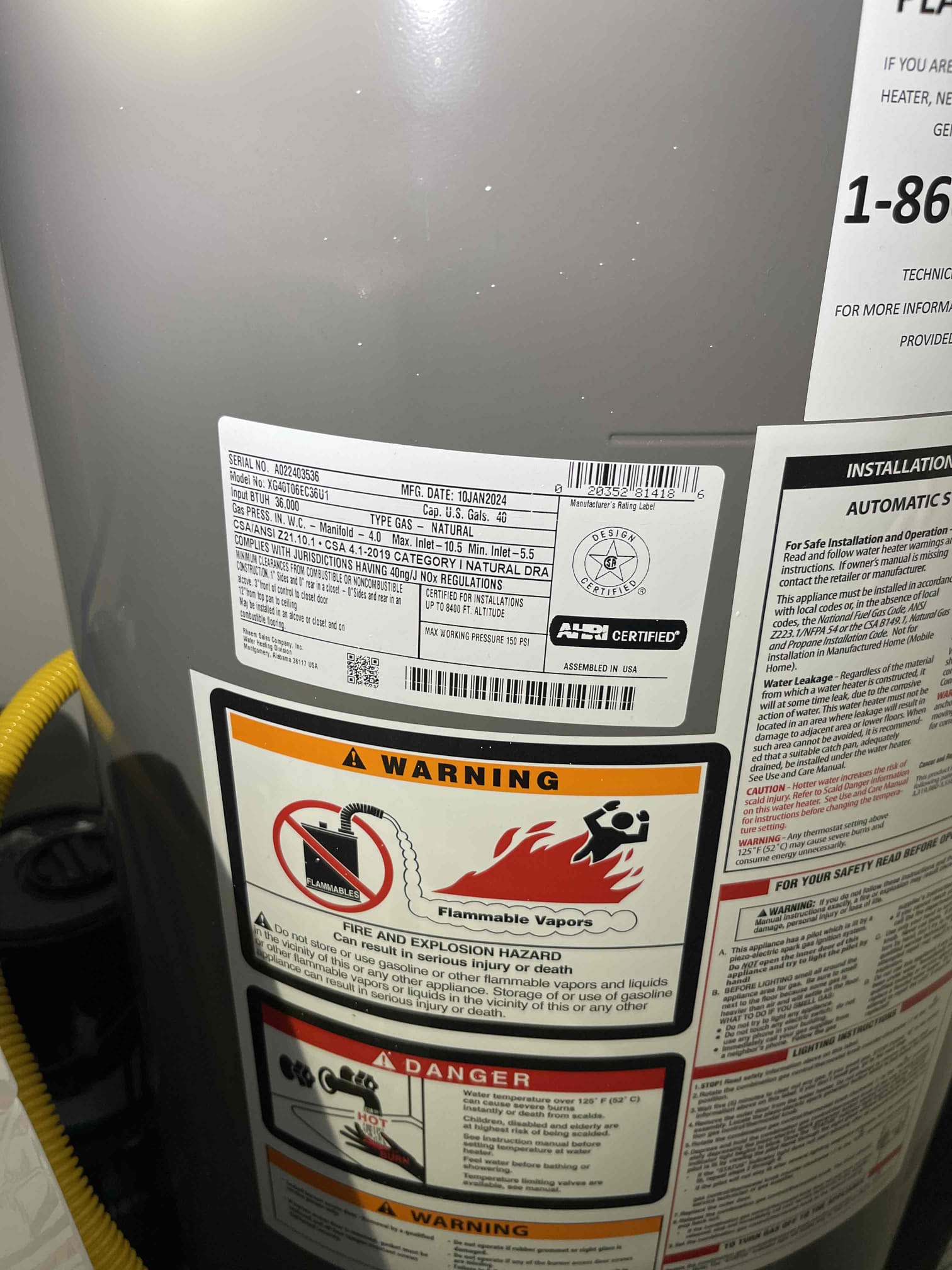 Left quote to replace galvanized water service