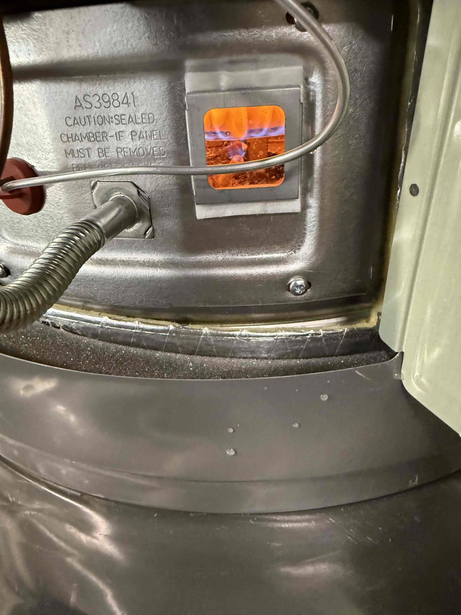 Water heater leaking from t&p line upon arrival. Customer stated the t&p line was running outside so he tried to relieve the pressure and when he opened the t&p valve it started to leak at the water heater as well. Customer stated he wanted to replace the water heater due to age. Gave customer estimate to install new Rheem 40 gal gas short water heater and code upgrades. Customer approved estimate. Installed new water hater with new expansion tank, shutoff, new pan, new gas whip. Turned on water to check for leaks, found no leaks. Fired up water heater. Water heater is fired up and working properly. No leaks upon departure 