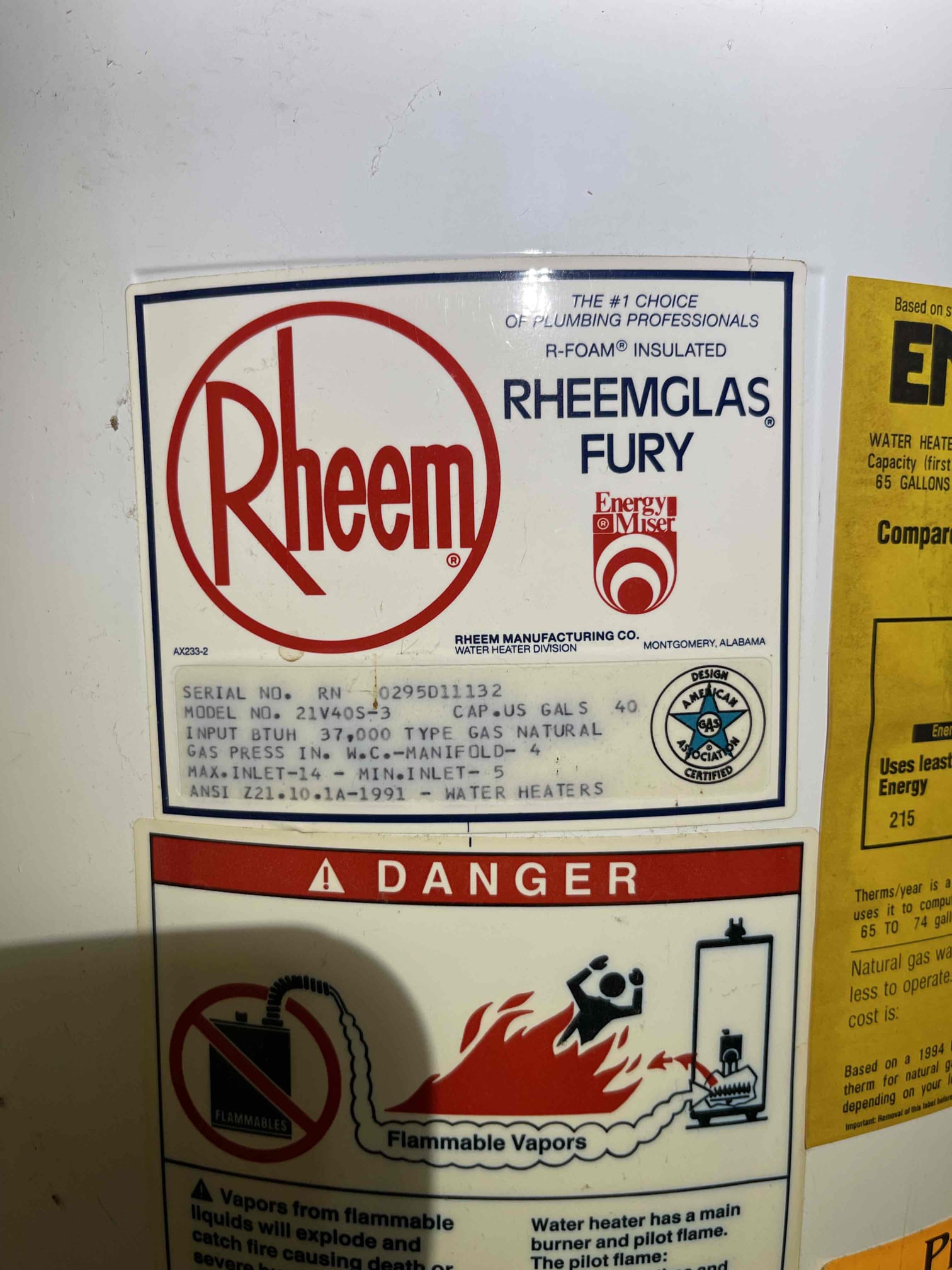 Have different quote options to install more accessible shut off valve/smart valve to shut off water to house. Valve is currently in the back corner of the crawlspace. Also left quote for water heater as it is from 1995.