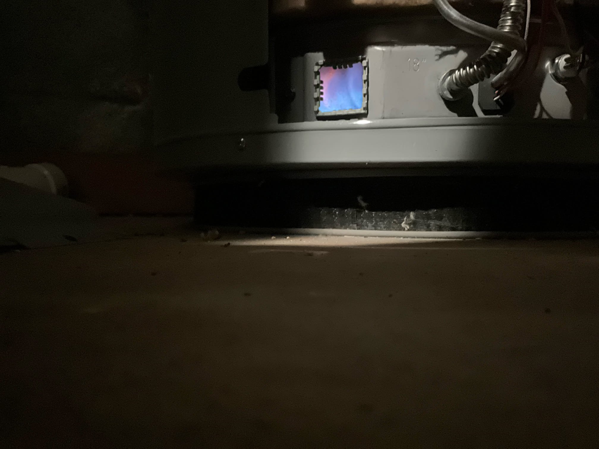 Recall to relight water heater. 

Second water heater in basement was not relit after gas work.