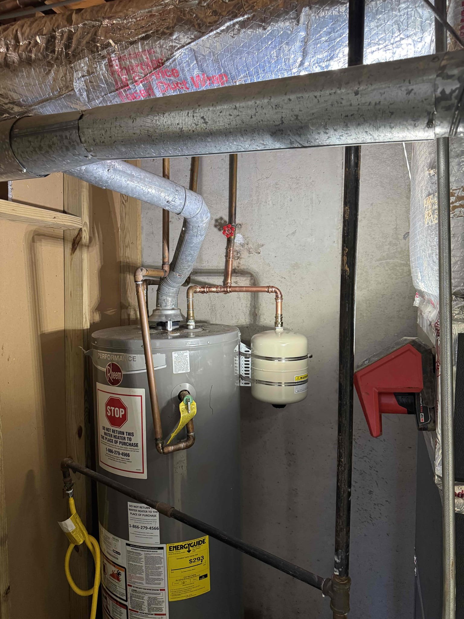 Customer stated that they are selling home and inspector found a few plumbing issues. Looked over inspection to see what inspector flagged and gave customer quote to make repairs. We ahead and upstairs on main floor hall bath clear sink stoppage. Now sink is drain fine. Also in laundry room repaired leak under laundry sink. Tested and no leaks were present at this time. Downstairs in basement bathroom under lavatory faucet reworked drain and installed new ptrap. Tested and no leaks. Also replaced thermal expansion tank and installed new bracket. No leaks were present at this time. Cleaned up work area. Chen plumbing doesn’t warranty drain cleaning.