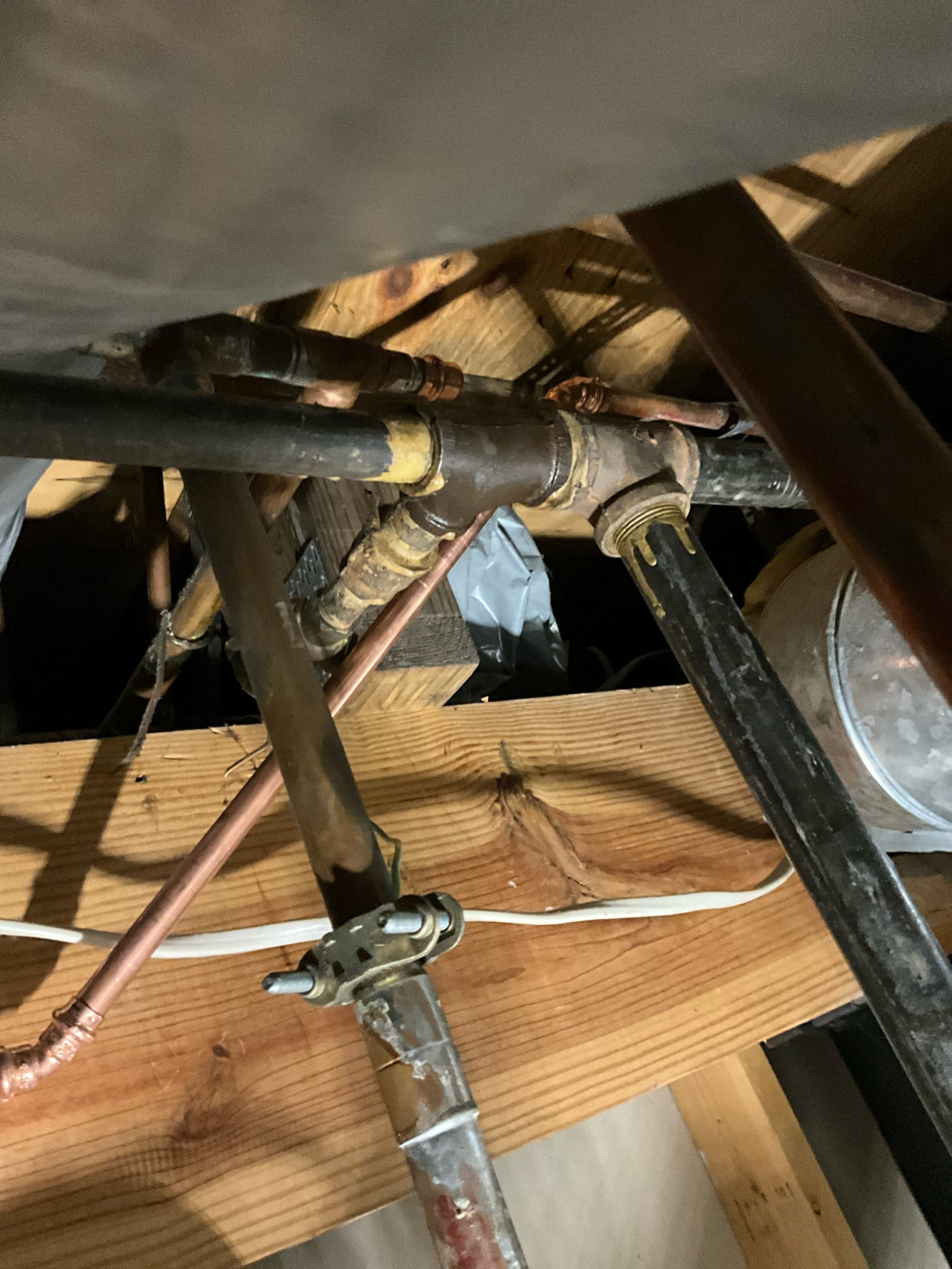 Call for shut off valve for hoses.

Arrived and spoke with Jared. He is concerned because one of the hose spigot shut off valves is not closing. 

When inspecting we found that one valve has seized, and another is in a deteriorated state. The back shut off valve is impractical to reach as well.

We replaced both shut off valves and relocated them to a more accessible location. Pressurized house and checked for leaks. No issues found.