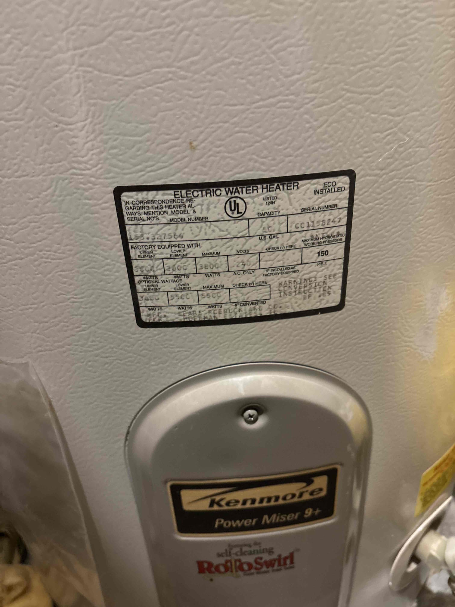 Gave customer estimates to replace the water heater. As well as installing customer supplied shower valve and widespread faucet 