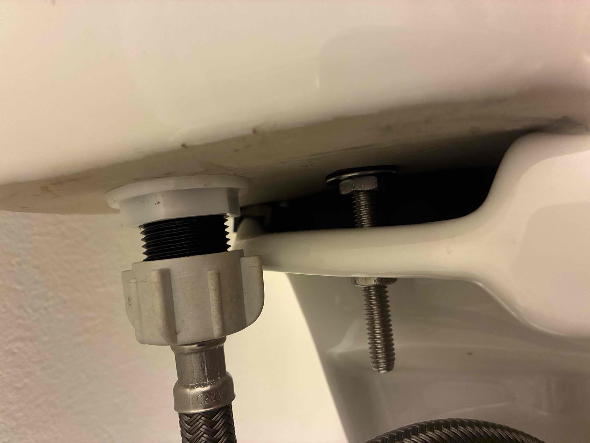 Customer had two toilets leaking. One leaking from tank to bowl and another leaking from fill valve. Gave options for repair/replacements in order to fix issues. Also found pressure to be 120PSI. Explained to customer about condition of pressure and gave option to fix. Customer wanted to wait on pressure repair. Did minor and major rebuild to fix issues. Minus a few parts customer did not want to replace. After repairs, checked for leaks and proper function. Explained to customer about warranty coverage due to pressure and potential issues. Found PRV in box outside. 