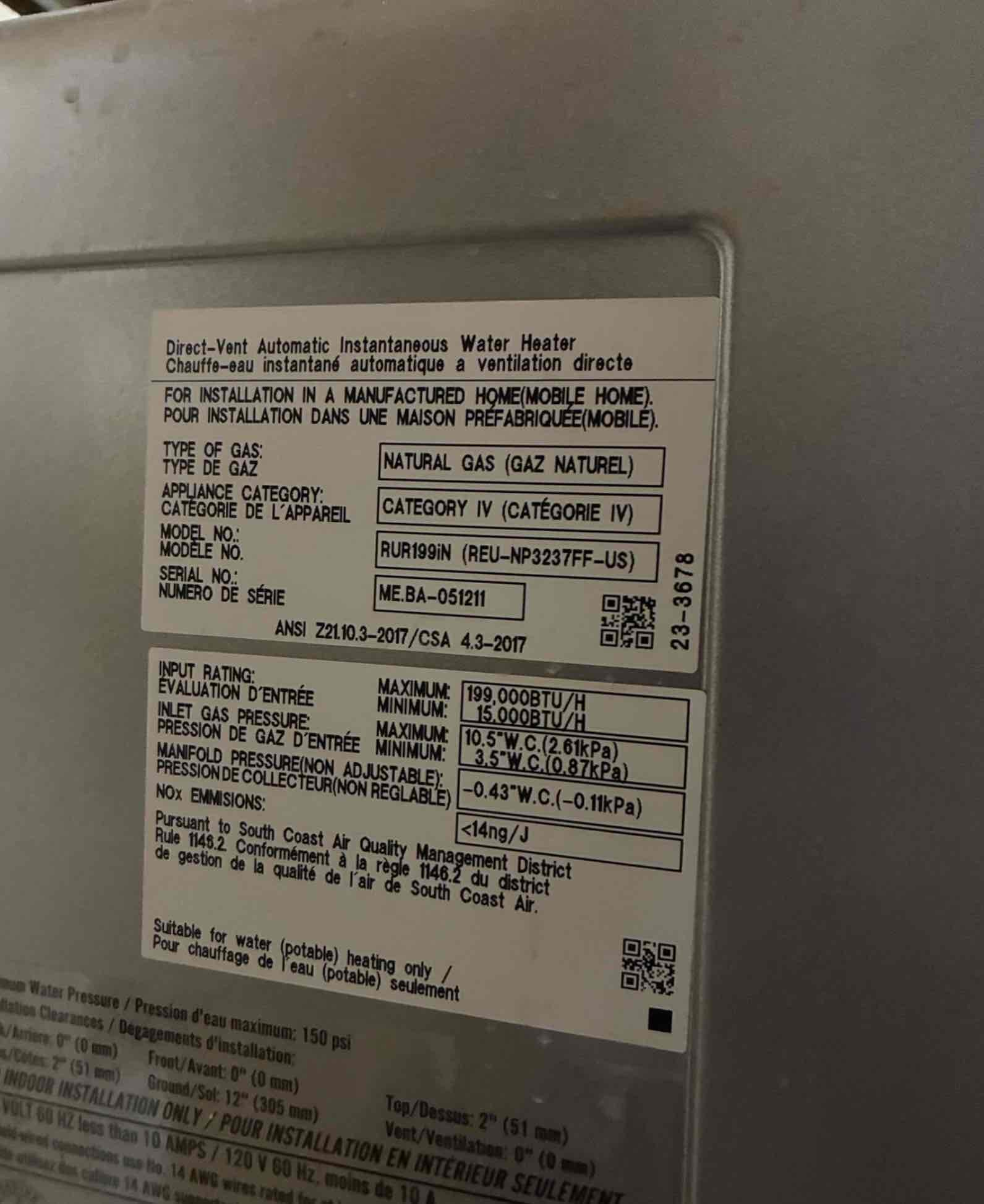 This customer has a leak whenever they run water on the sink. The water will leak down to the gasket through the bottom of the sink with the vanity down through the supply lines. There’s no active leak by running the water on the drain or the supply lines, but when water is used and splashed on the counter, it gets wet causes the issue, and as a result, the gasket would be have to be replaced and or the whole faucet gave recommendations of what should be done at this time. There’s nothing I can do until the replacement gasket comes in pressure is fine tankless water heater is fine. The customer was interested in water filtration so I recommended a couple different options and he was also interested in the Moen flow. He will let us know when he would like to do that as well. 
