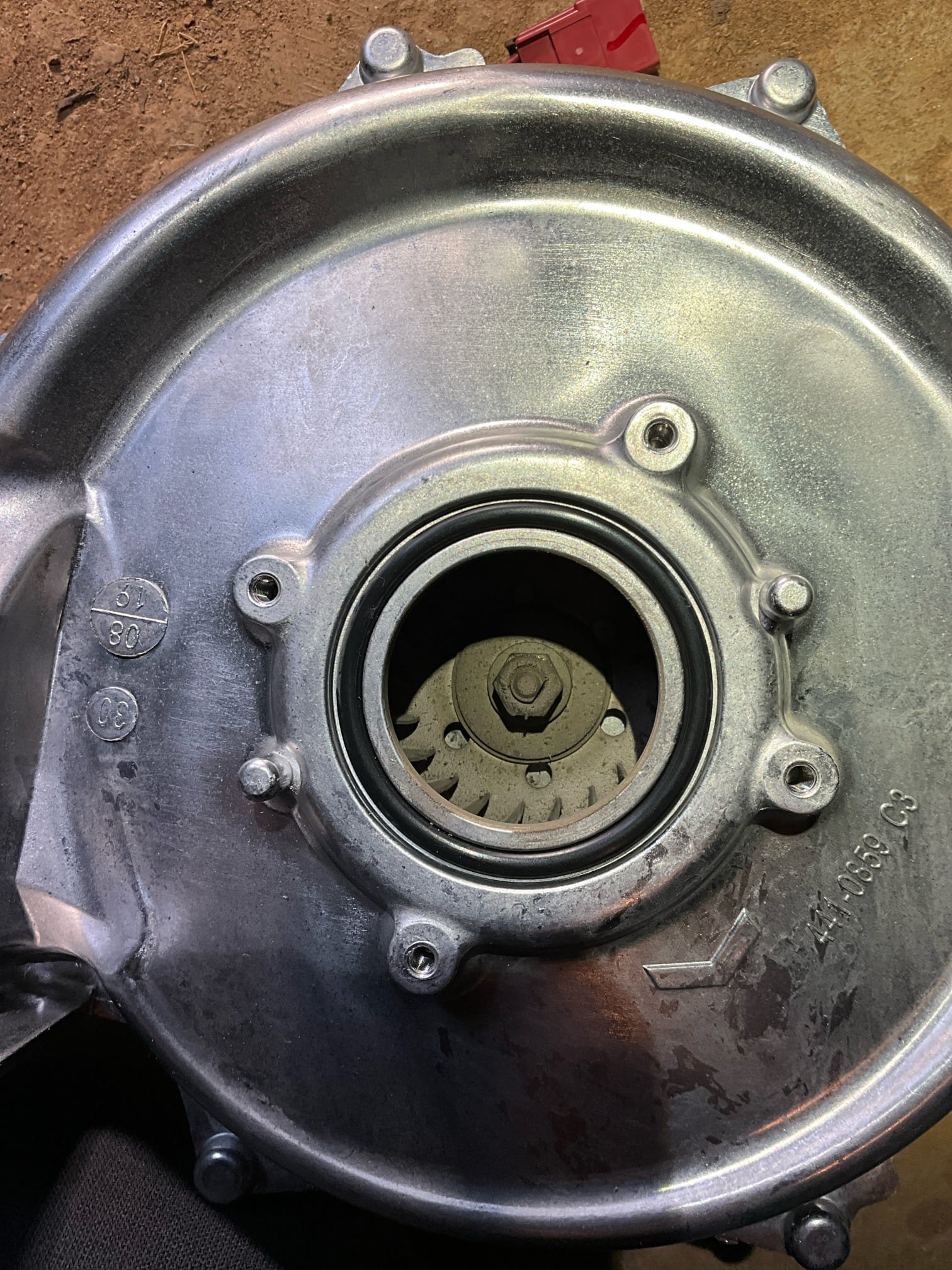 Call for no hot water.

Arrived and spoke with Eric. Hot water stopped working yesterday.

After diagnosing and attempting repairs, we found a defective/failed part. The part is unavailable locally and must be shipped. 

Diagnostic notes:
Cut condensate drain line to ensure no blockage. Cleaned debris port. Air intake free of blockage and debris. Concentric vent is installed correctly and functioning normally. Water pressure good at 50 psi on a weekday at ~930am.  Removed cover. No signs of distress or deterioration. Moderate amount of dust. Air intake intake filter had some debris, but not enough to cause an issue. Removed intake motor and disassembled. No blockage or debris present. Air butterfly valve is difficult to turn. When testing, butterfly valve makes grinding noise and does not cycle. Contacted Rinnai support and they also isolated the failure to this component. 

Contacted all available plumbing supply houses. Part required is unavailable and must be ordered. Discussed find