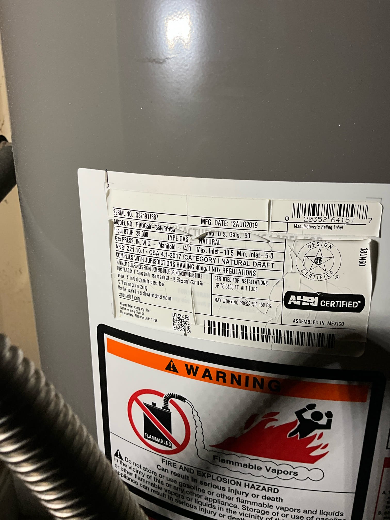 Call for toilet with weak flush.

Arrived and met with Ms. Christine. She states that the powder room toilet does not flush well.

Upon inspection I found an older (20-25 year old ) toilet, with significantly deteriorated internal components. I showed Ms. Christine the gaskets falling apart and disintegrating in the tank. Due to age and condition, I recommend replacing toilet.

Ms. Christine is planning to replace the sink as well, and they would like to select the toilet and vanity. I am providing an estimate for the toilet installation.

Water pressure reads at 55psi at 130pm on a weekday, tested at water heater drain port.