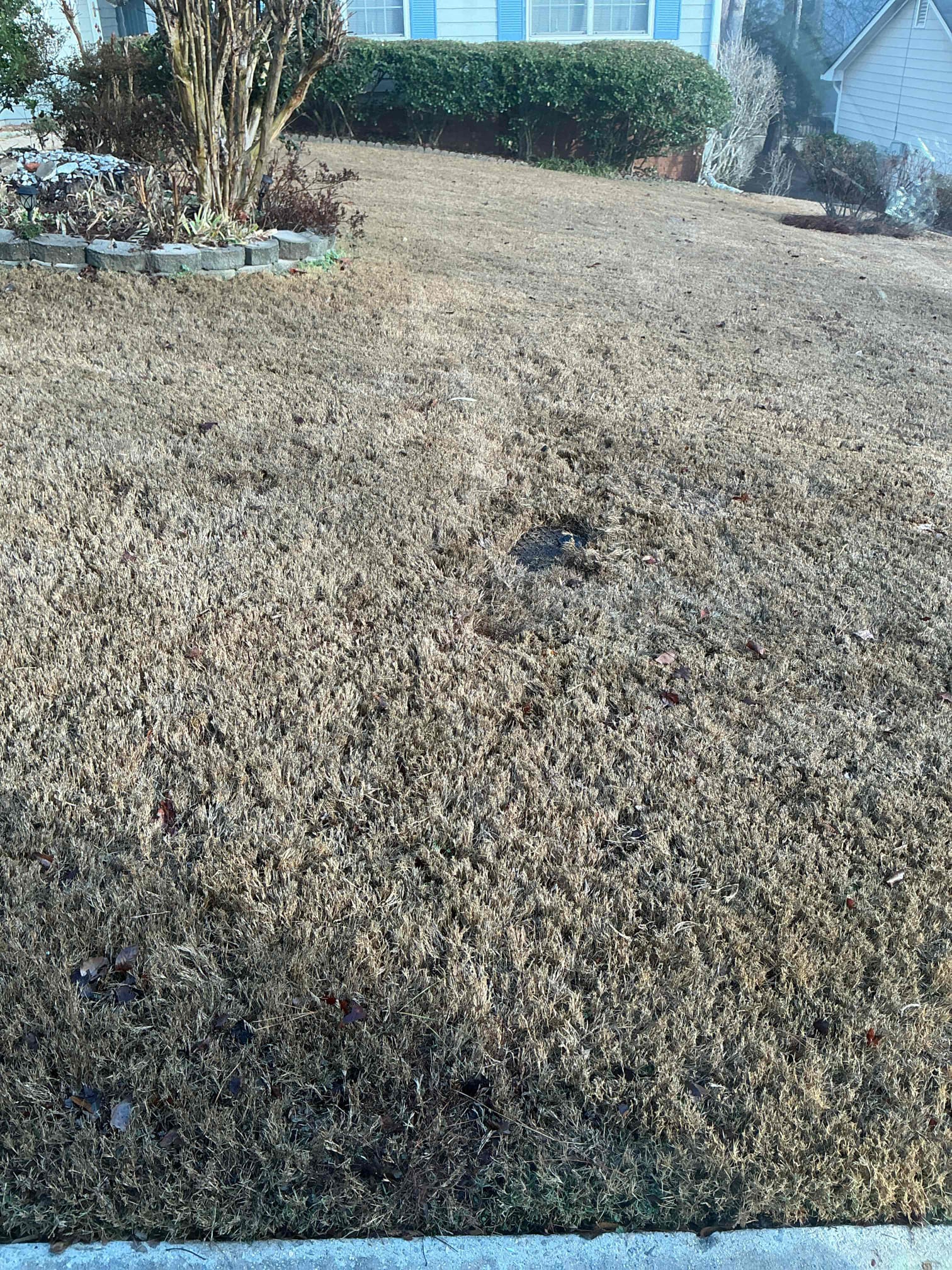 Retrieved meter wrench left from yesterday 