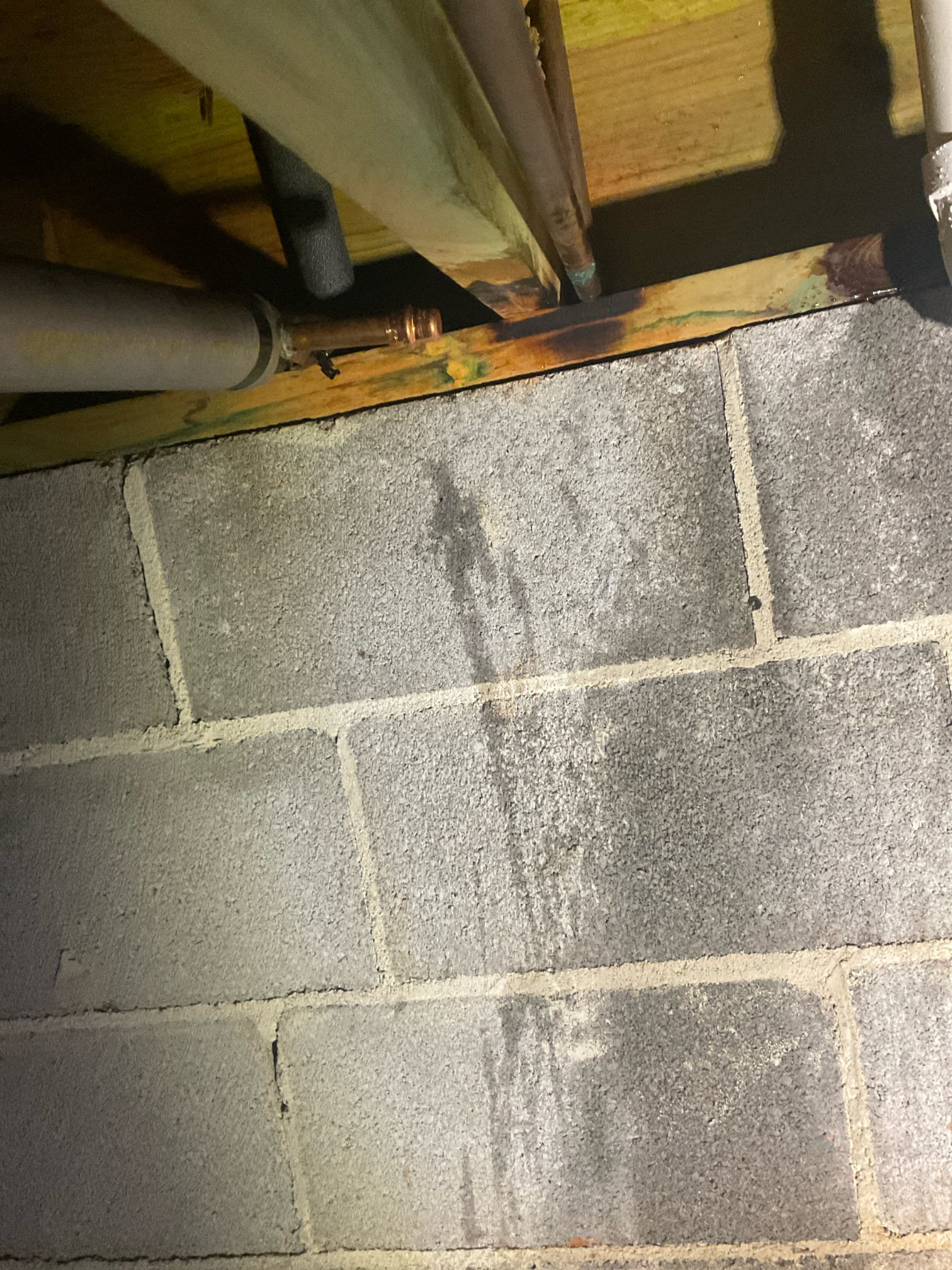 This is Dawsons go back call , customer stated old dishwasher plumbing did not get disconnected while Dawson add new connections under the kitchen, I have called Dawson and discussed with customer at time of service we thought appliance installer would disconnect and we were planning to do that when we come back to do the reroute job , I capped everything in crawl space and also drilled hole inside cabinet for water and drain hook up and ready for installation for the new dishwasher by others , job is no charge to customer 