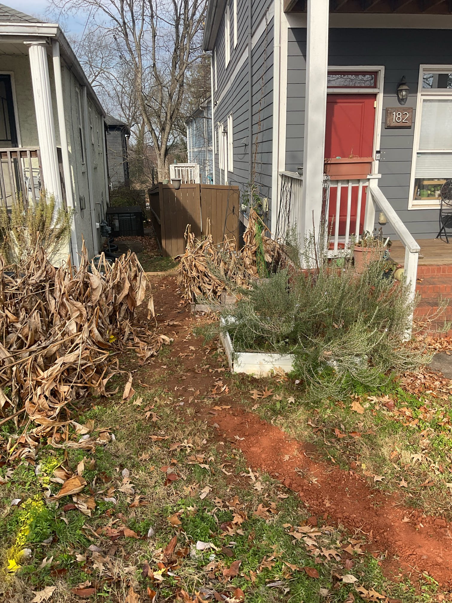 We replaced a water service line from water meter to crawl space , installed new shut off valve after meter outside and also new shut off valve in crawl space , replace one toilet fill valve and three new flapper installed .