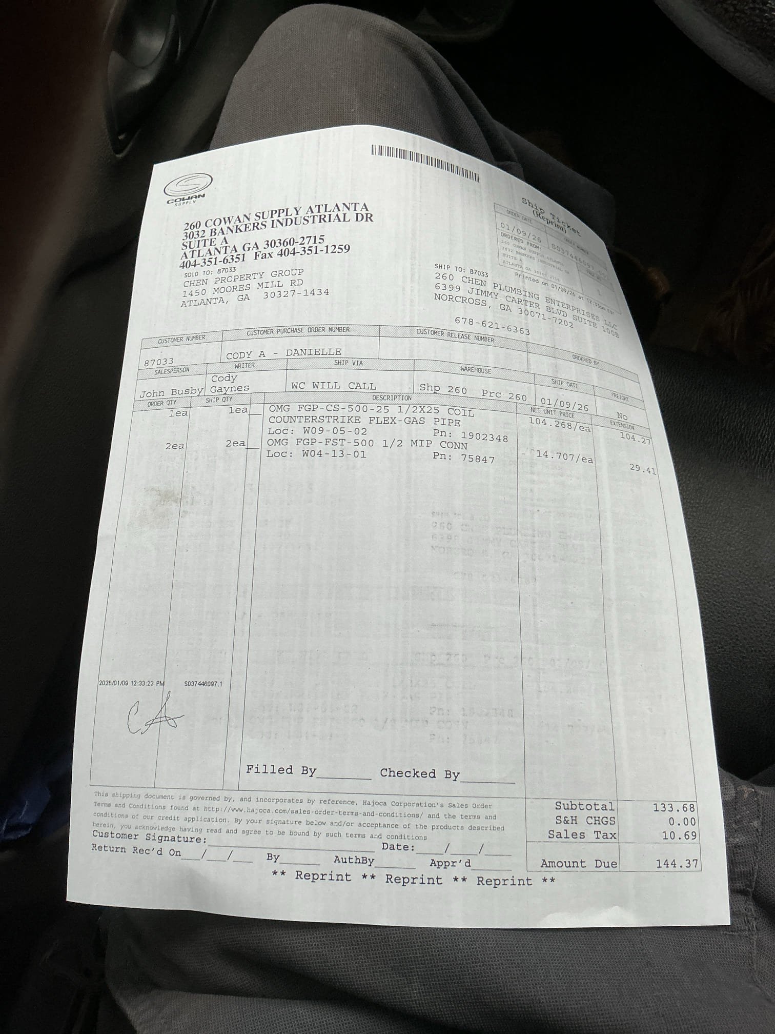 Customer had copper gas line going to fireplace with small leak in crawlspace. Replaced approximately 20 feet of copper gas line with track pipe. Also removed additional line in crawlspace that was terminated a while back after replacement spray tested areas of connections to check for leaks cycled fireplace for proper ignition.