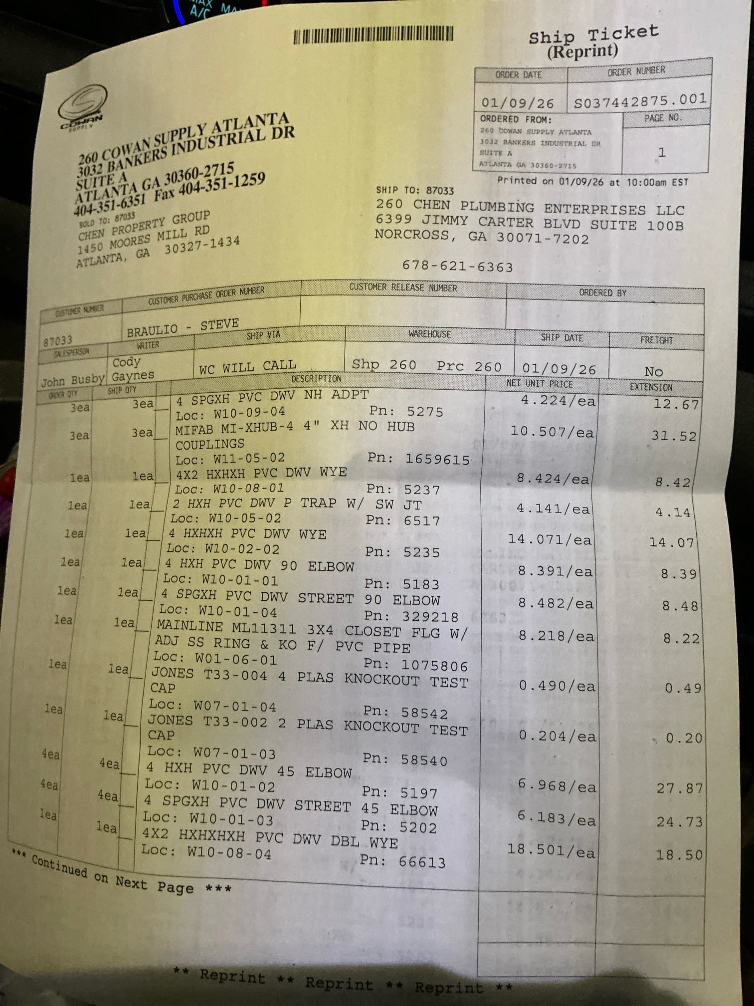 Cast Iron Partial Repipe - 4" for 10-25 feet, Spot Repair: Remove and replace up to 25 feet of 4" cast iron piping in a localized section of the plumbing system. The service includes cutting and removing the affected pipe, installing new sections with proper fittings, and reconnecting to the existing system. All piping will be carefully aligned and securely supported to ensure structural integrity and consistent performance. Materials and installation methods are selected for durability and long-term reliability.

Warranty: This installation is backed by a 1-year labor warranty, covering our workmanship. Win with Chen members receive an extended labor warranty for a total of 2 years.




Customer originally contacted us regarding replacement failing cast-iron drain pipe. After evaluation and presenting multiple repair options, the customer decided to proceed with a partial cast-iron replacement.


Upon arrival we removed the affected section of deteriorated cast-iron, replumb the area 