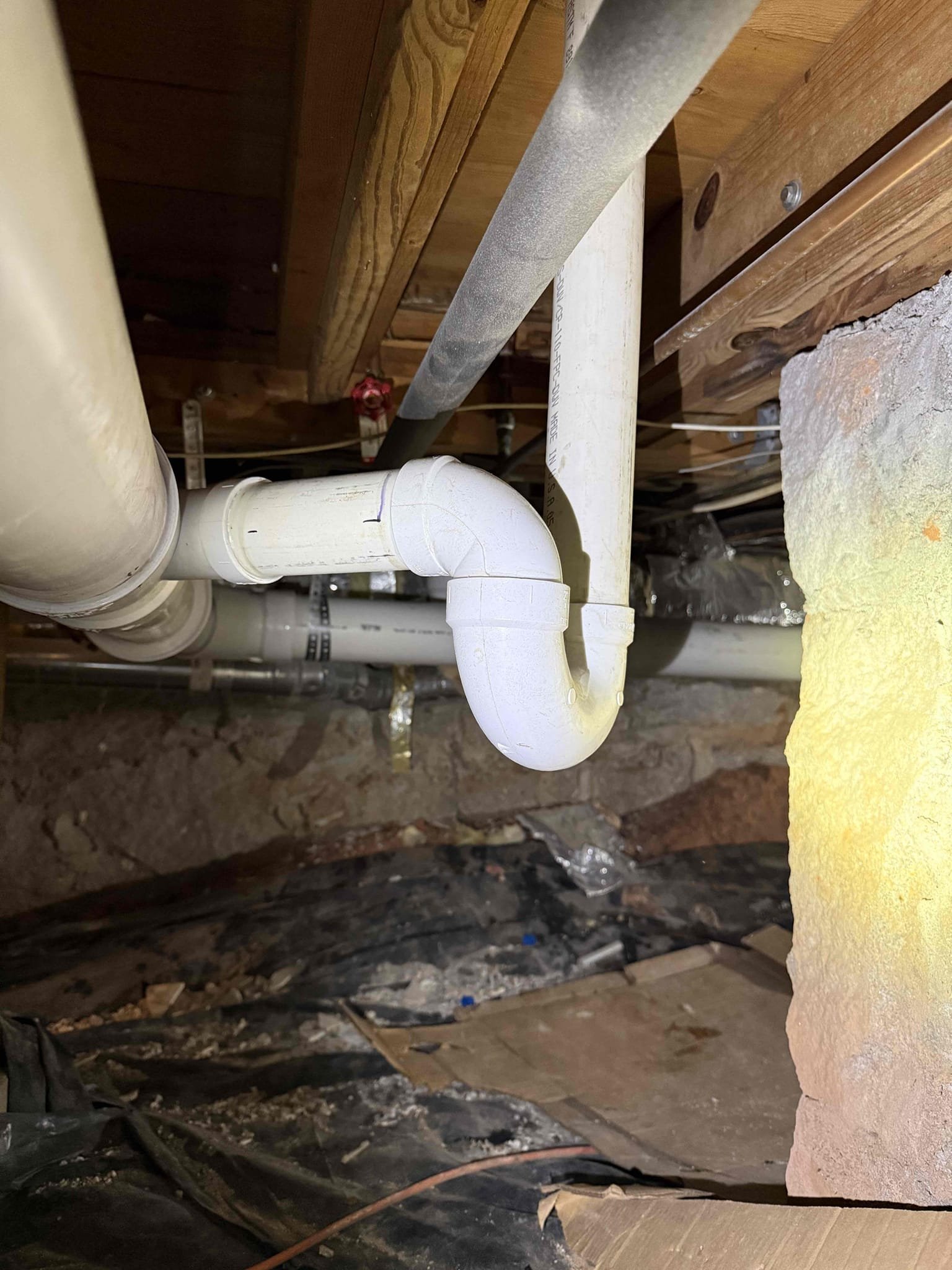 Cast Iron Partial Repipe - 4" for 10-25 feet, Spot Repair: Remove and replace up to 25 feet of 4" cast iron piping in a localized section of the plumbing system. The service includes cutting and removing the affected pipe, installing new sections with proper fittings, and reconnecting to the existing system. All piping will be carefully aligned and securely supported to ensure structural integrity and consistent performance. Materials and installation methods are selected for durability and long-term reliability.

Warranty: This installation is backed by a 1-year labor warranty, covering our workmanship. Win with Chen members receive an extended labor warranty for a total of 2 years.




Customer originally contacted us regarding replacement failing cast-iron drain pipe. After evaluation and presenting multiple repair options, the customer decided to proceed with a partial cast-iron replacement.


Upon arrival we removed the affected section of deteriorated cast-iron, replumb the area 