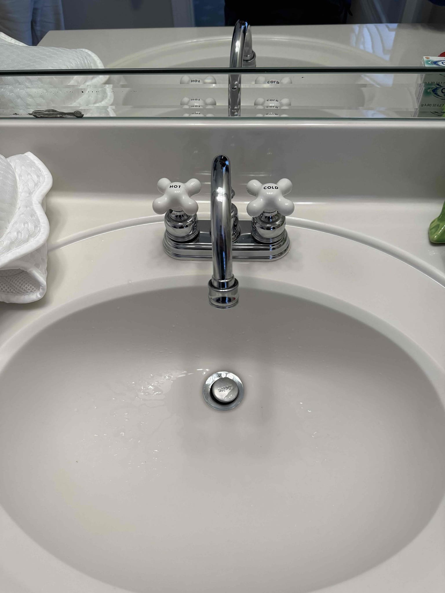 Gave customer estimate to install new recirculating pump with a crossover T in the upstairs bathroom. Will also be installing new 4 inch lavatory faucet upstairs that is supplied by us. We will be out tomorrow afternoon to complete the work 