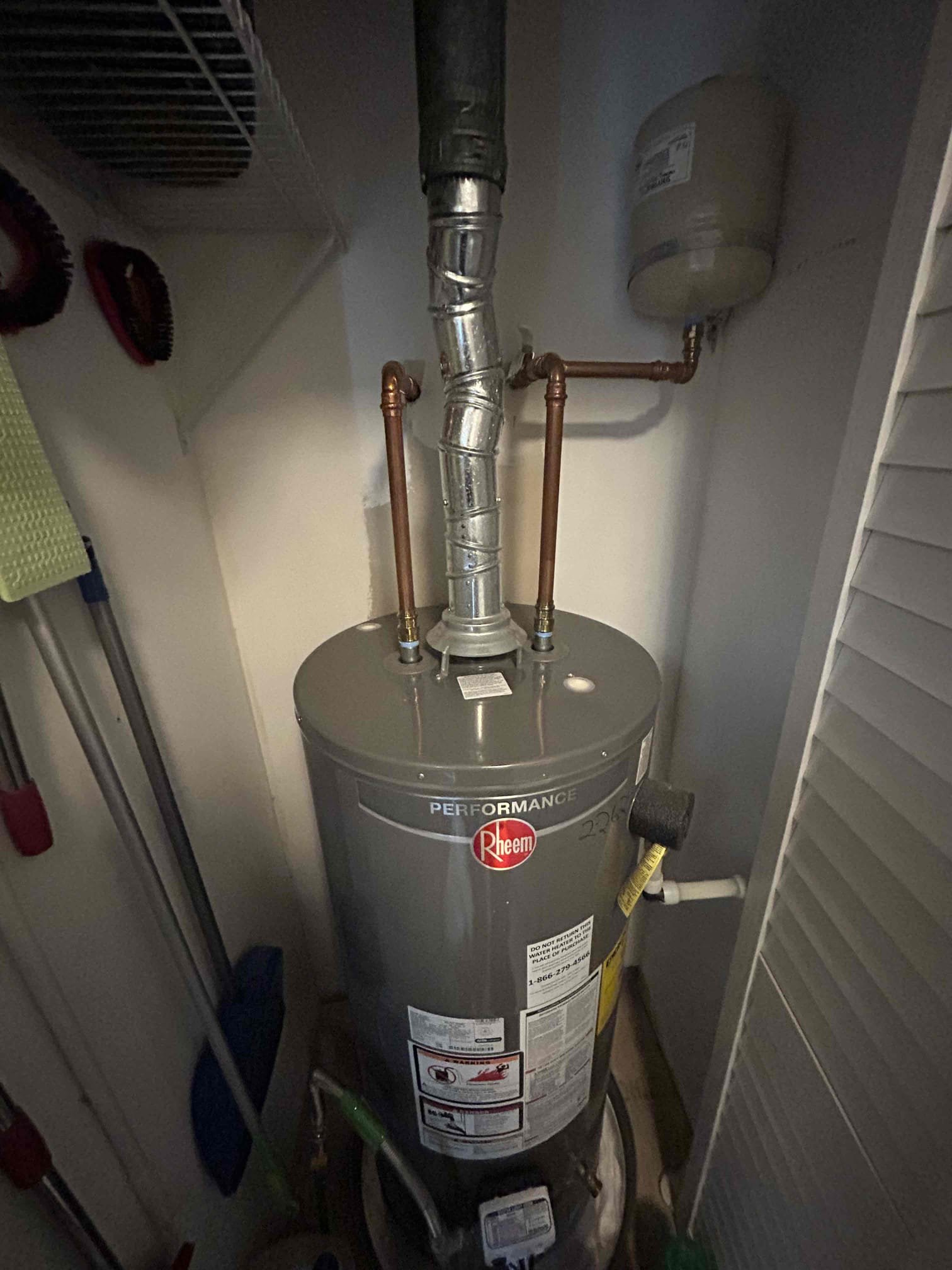 Customer has a water line that was piped into the hot for the fridge and needs to be piped on the cold waterline and it needs to be repipe for the hot and cold water lines. The three handle valve needs to be either rebuild and or replaced to a single handle valve with a cover plate. Customer paid $49 cash. For the service fee. Water heater is new and water pressure is 45 psi. Customer will reach back out on what they would like to do.