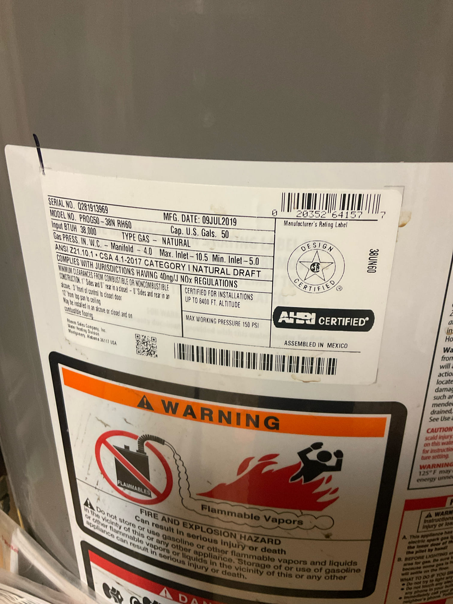 Problem today is with leak from master shower area down to kitchen ceiling, this is very large tiled shower area with tub inside the shower , I believe leak is related to tile or shower pan / liner issues , recommend customer call reliable restoration company to open the ceiling for further investigation.