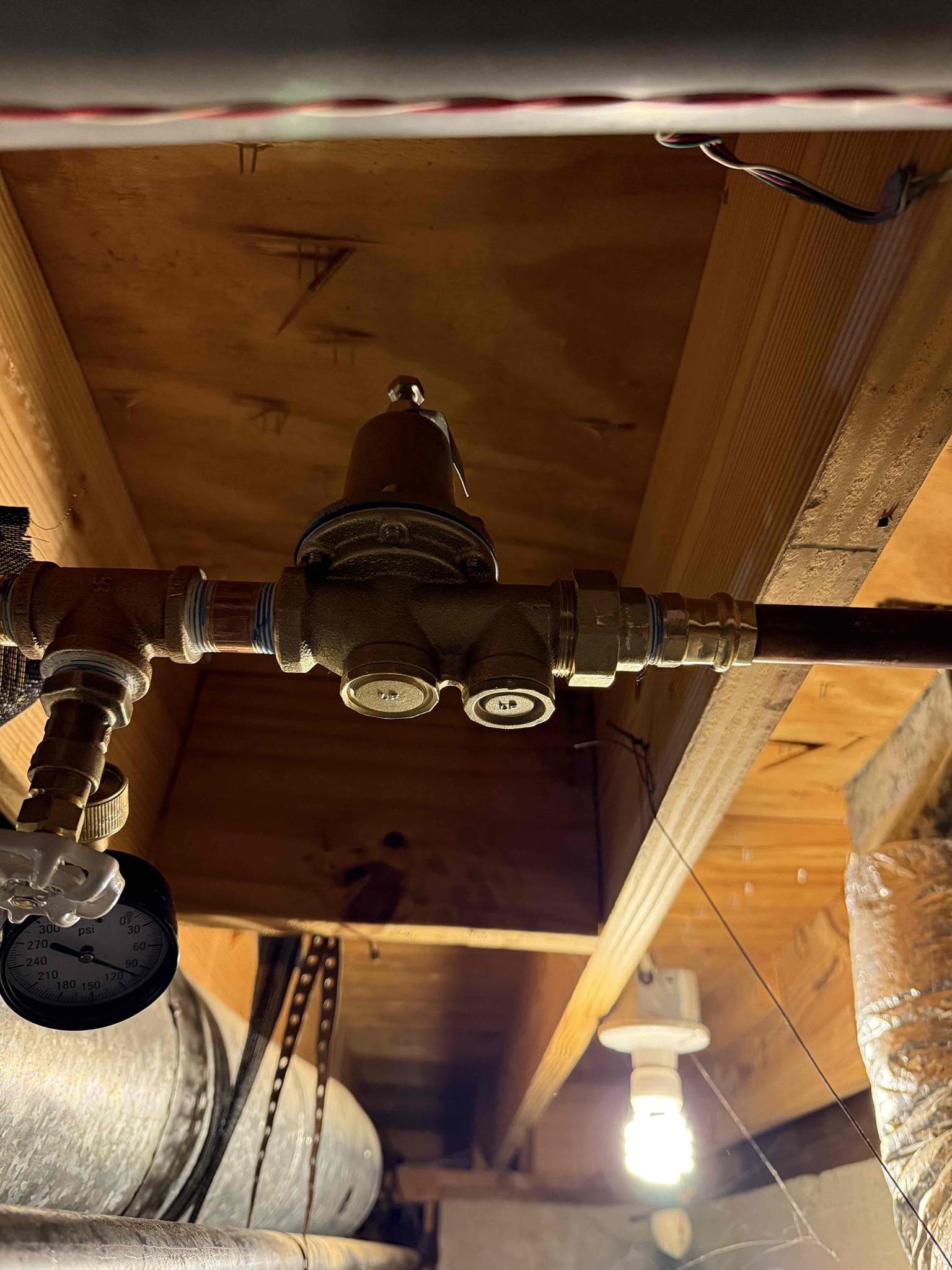 


Returned after estimate was approved by customer customer approve installation of dual PRV’s set up consisting of one high-pressure PRV rated for harsher conditions and the secondary standard PRV. The first PRV knocks the incoming pressure from approximately 130 psi down to roughly 90 psi, while  the second PRV further reduces pressure from approximately 90 psi down to 60 psi. This configuration extends the service life of the PRV’s and provides improved long-term system protection.



We furnish and installed both PRV’s and added a boiler drain between the units to allow isolated pressure testing of the high-pressure PRV. System was pressurized, tested and verified to be operating correctly upon departure.
