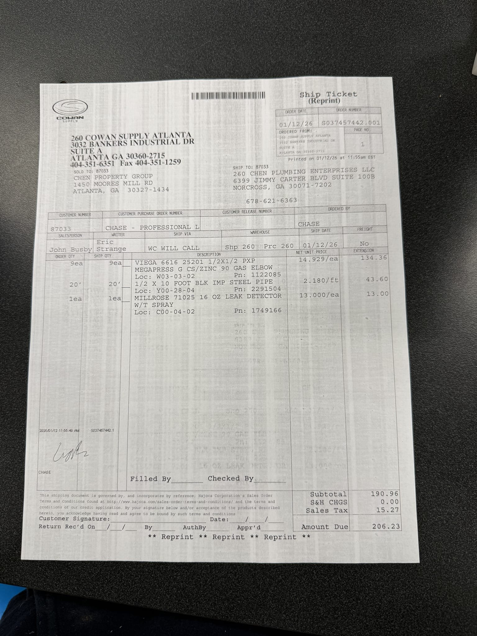 Two gas lines needing to be relocated upon arrival. Customer stated they were installing an elevator and the two gas lines were in the way. Informed customer we could relocate both gas lines. Gave customer estimate, customer approved estimate. Relocated both gas line and turned gas back on. Sprayed all joints with gas leak detector and found no leaks. Gas is on and no leaks upon departure 