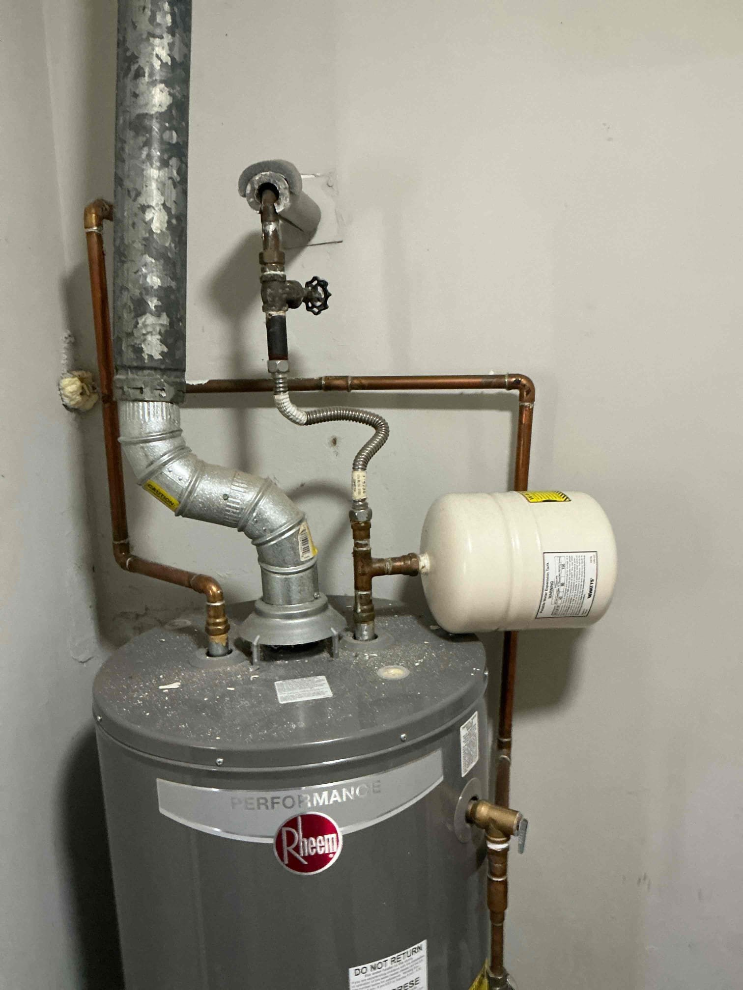 Came out to assess a couple plumbing issues In the home. An old cast iron drain pipe backed up and flooded out the laundry room causing some damage. Also, the nat gas water heater has failed and is leaking after being flushed by another person, tank is 8 yrs old and had never been flushed before then. Gave estimates to address all issues we found in the home. Client is going to look over our estimate and let us know tomorrow. 

Waived service fee. 