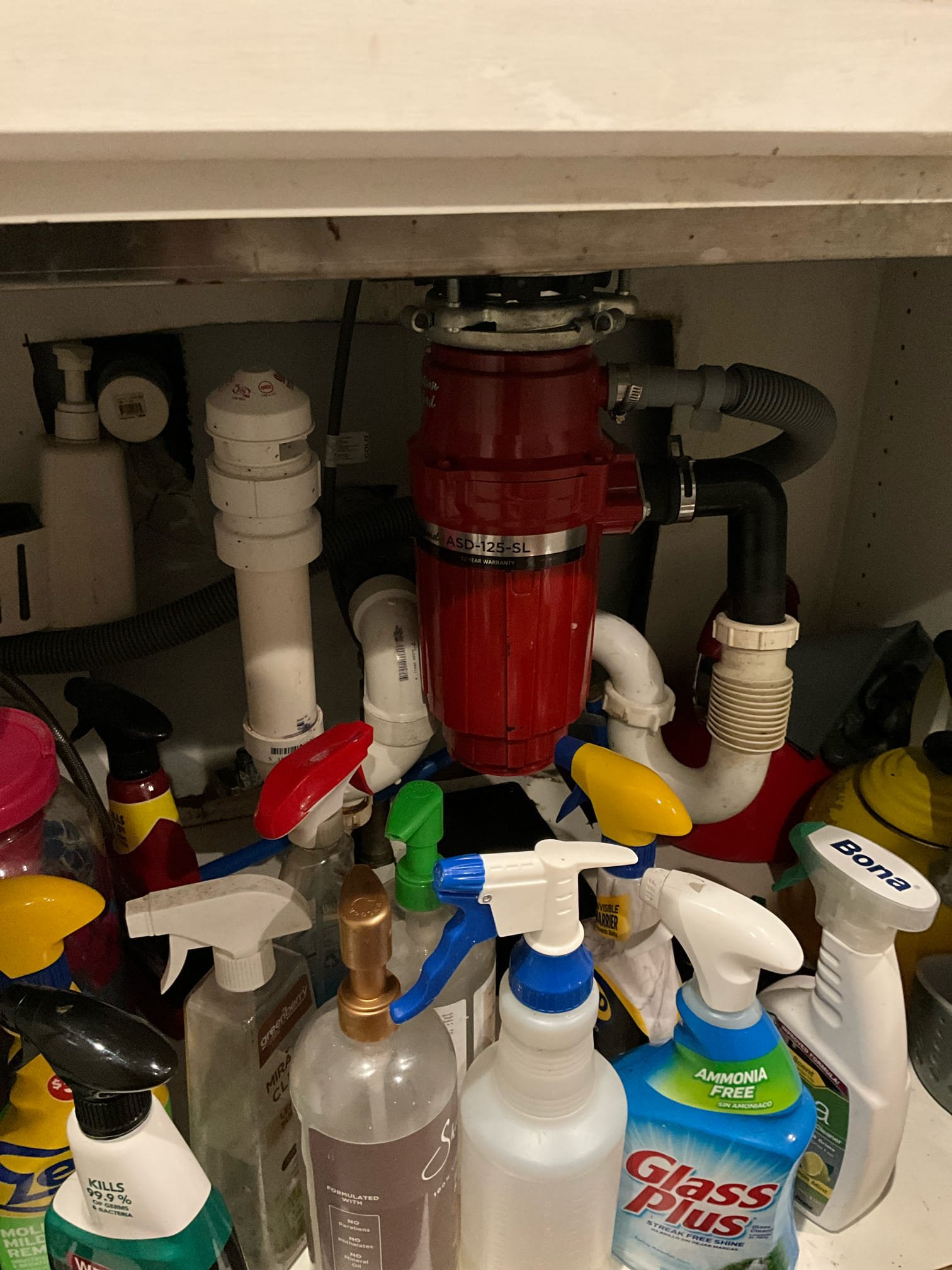 Call for leak inside wall in bathroom.

Arrived and met with Cristy (Ms. Marjory’s daughter). She showed me the issue, which was a drippin pipe inside the wall in the bathroom near the front door. The pipe has a leak, and looks like when repairs were being conducted a board was moved, nd the board had a screw that has very slightly pierced, or caused a drip over time. The toilet shut off valve and copper were Lao severely corroded. When testing the pressure at the water heater I found water pressure extremely low. I believe the prv is behind a fridge in the kitchen. However, recent flood damage and construction have resulted in a lot of furniture and belongings piled in front of this cabinet nd fridge, so I did not have an opportunity to move it. Ms. Cristy does not know where the water comes in to the home, aside from the street mainline.

I recommend replacing the leaking section of pipe, as well as the corroded section. Furthermore, I believe the prv may be in late stages of failure