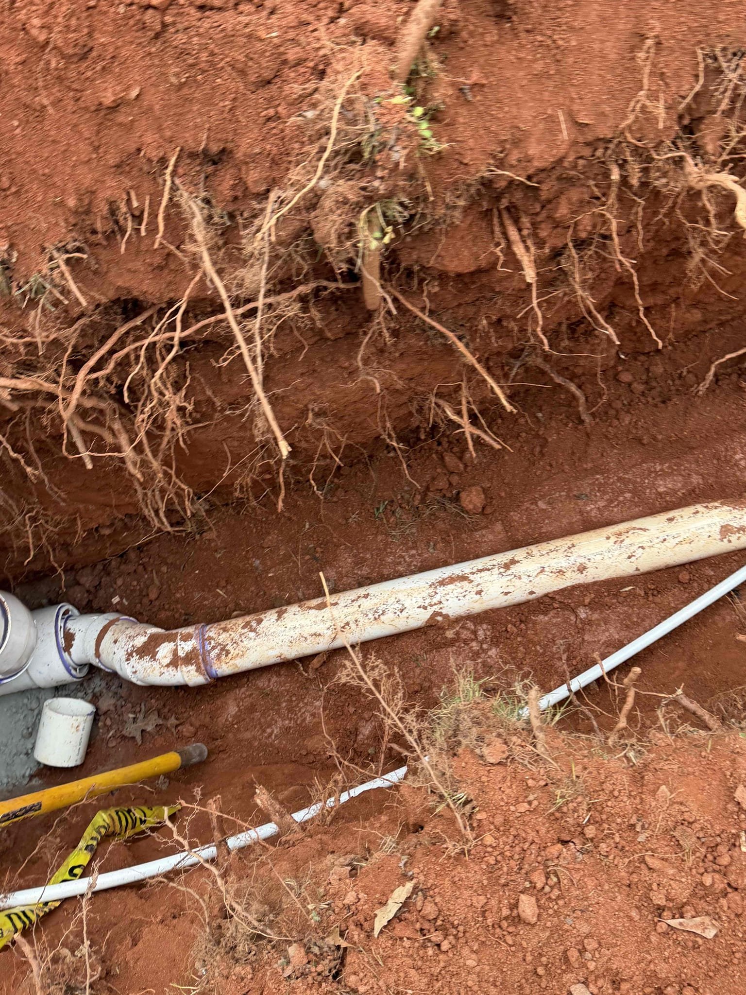 Sewer Main Outdoor Installation - 40 feet to 90 feet in developed length AND less than 12 feet at deepest point: Installation of an exterior sewer line ranging from 40 to 90 feet in developed length, with trench depths of up to 12 feet. Scope of work includes excavation, proper pipe placement with required slope for drainage, installation of bedding material, secure tie-in to the existing sewer or municipal system, and thorough backfilling for stability. Cleanouts are included as needed for access and maintenance. All materials and methods are selected to support long-term performance and system reliability.

Warranty: Includes a 5-year parts and labor warranty covering the complete sewer main installation.

Warranty Disclaimer: Warranty excludes damage or blockages caused by improper use, including flushing “flushable” wipes, feminine products, paper towels, grease, or other foreign objects, as well as excessive use of chemical drain cleaners. Proper use and maintenance are required t