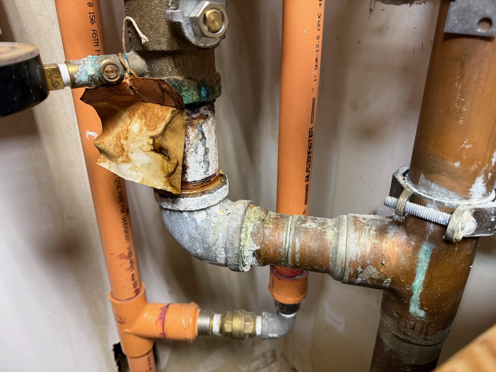 Quoted a water pipe repair for a office building 