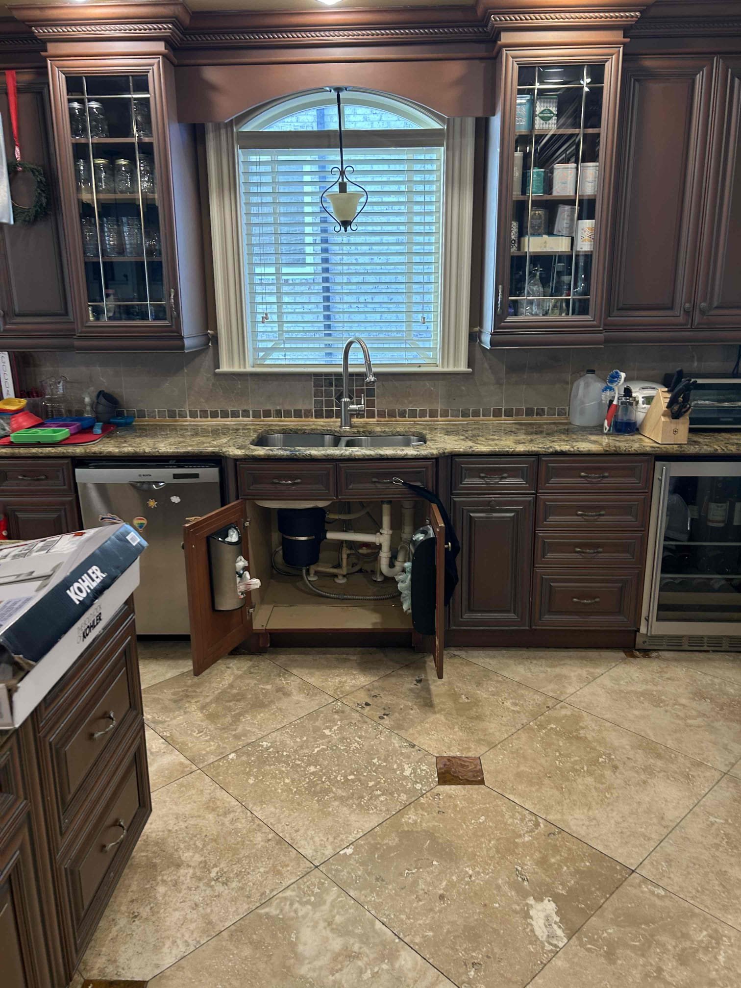 Came out to this CUSTOMER‘s house because they have a dripping faucet they had supplied us with a brand new faucet. The customer was going off installation of a quote from 6 to 8 months ago however, there is no quote that is in my system to see the price for the faucet the previous plumber said it would be more expensive for us to install a two or three hole faucet in the kitchen sink when there’s already a single hole I recommended to install the customer supplied faucet however, the customer had declined did not take a look at the water heaters nor the water pressure at time of service. This visit was short and sweet. The customer will give us a call back if they decide to go with the faucet install installation 