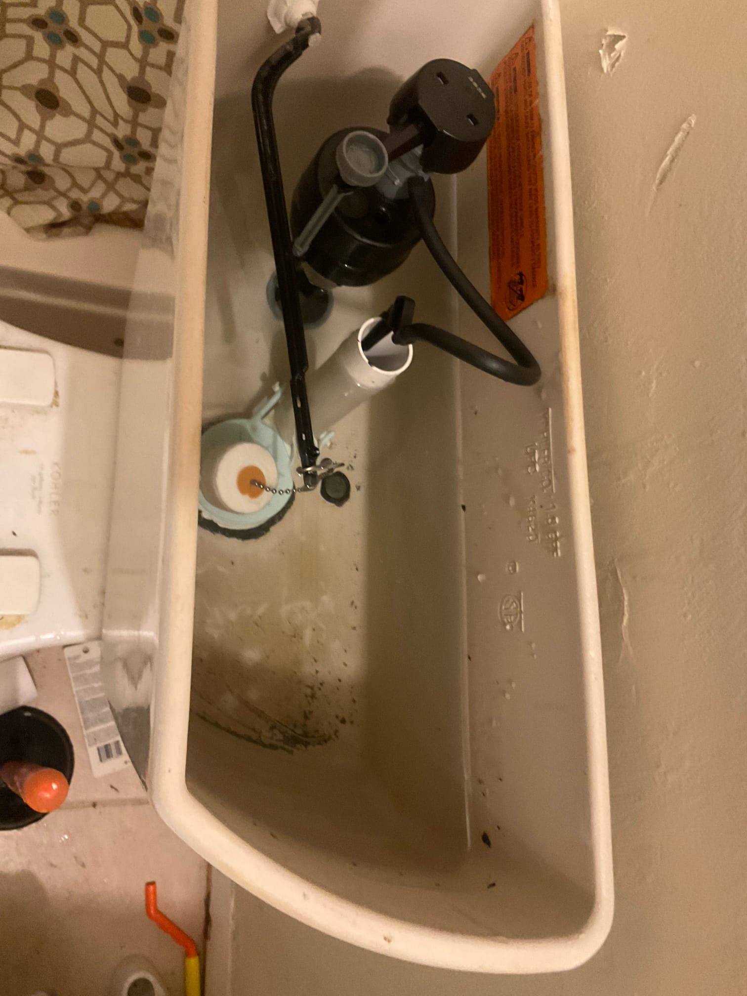 Replaced a toilet fill valve , no charge 