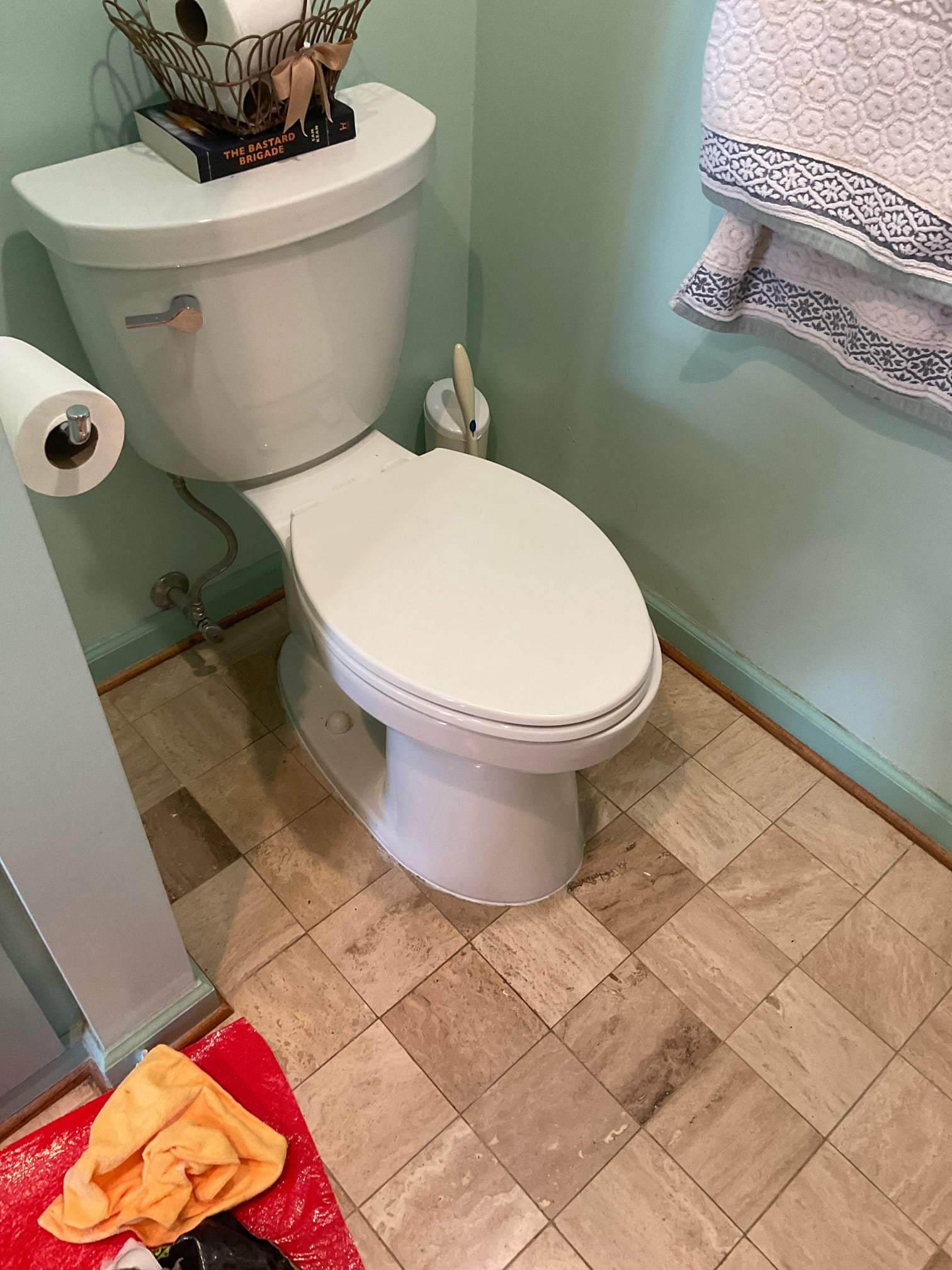 Customer stated that when toilet was flushed, the toilet wasn’t flushing. Also lavatory in bathroom was draining slow. Give customer option to pull toilet and run camera to inspect line and customer agreed. When I had and pulled toilet in master bath and ran camera. Found soft tissue stoppage, right drain pipe leaves home. Cleared stoppage and inspected the rest of the line as far out as I could go. Didn’t notice any other stoppages at this time. Reset toilet and tested. No leaks are present this time so caulked around base of toilet. Cleaned up work area. Recommended to customer to have cast-iron piping replaced and will send  estimate to do so.

No warranty on drain cleaning