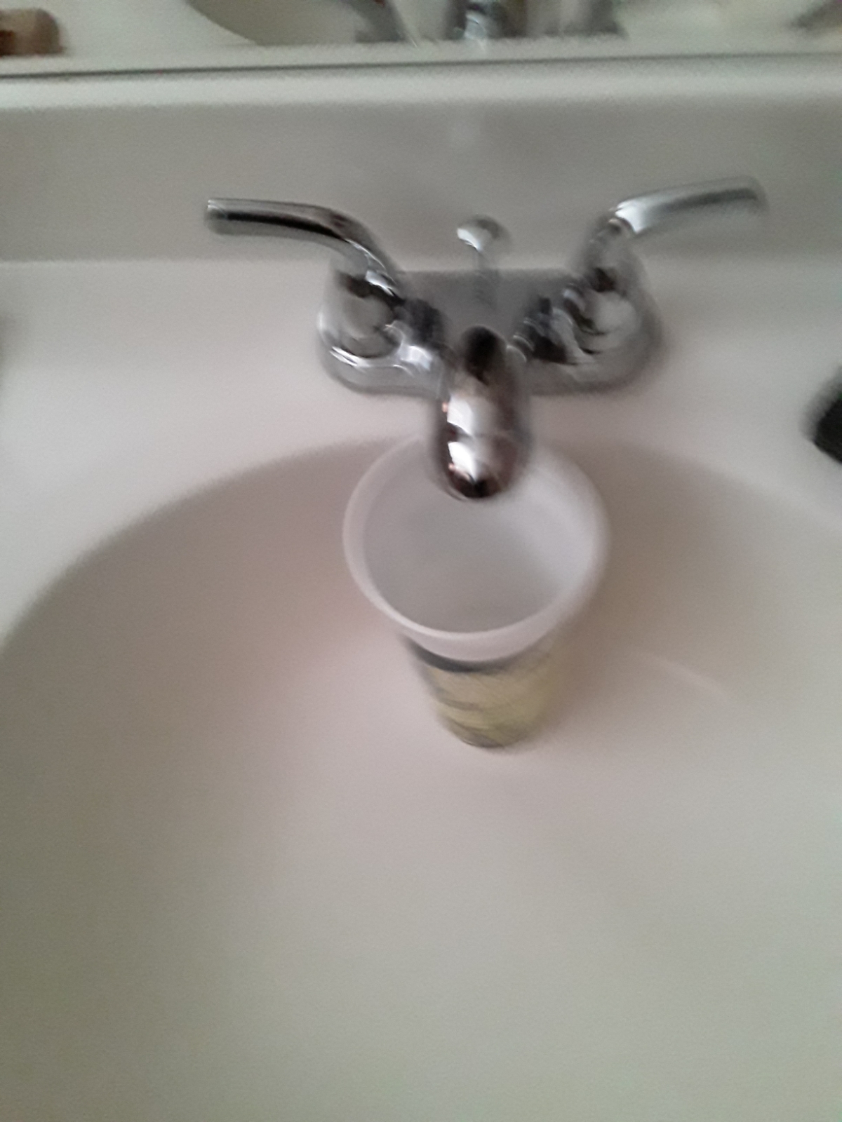 For this customer, he had a price Fister faucet for his kitchen sink and I recommended to try to repair the cartridges, for the cartridges to stop dripping however there is a part of the cartridge that would not come loose, indicating that we would have to replace the faucet. The faucet was from 2007 and we went back with the same style a faucet with that mind went back with the Delta faucet and with Delta faucet came with a sprayer so that is exactly what we installed. I had to replace the hot supply line because we weren’t getting flow to the hot water line and as a result of that the O-ring for the service stop valve had corroded on the inside, causing a clog so we had to disassemble the new faucet in order to get flow restored on the hot side only because it got trapped inside. I used the shop vac to clear the debris once complete. The flow is back to normal little bit of brown water for some reason and the customer is all set. I think the BROWN water was because of the shop back, 