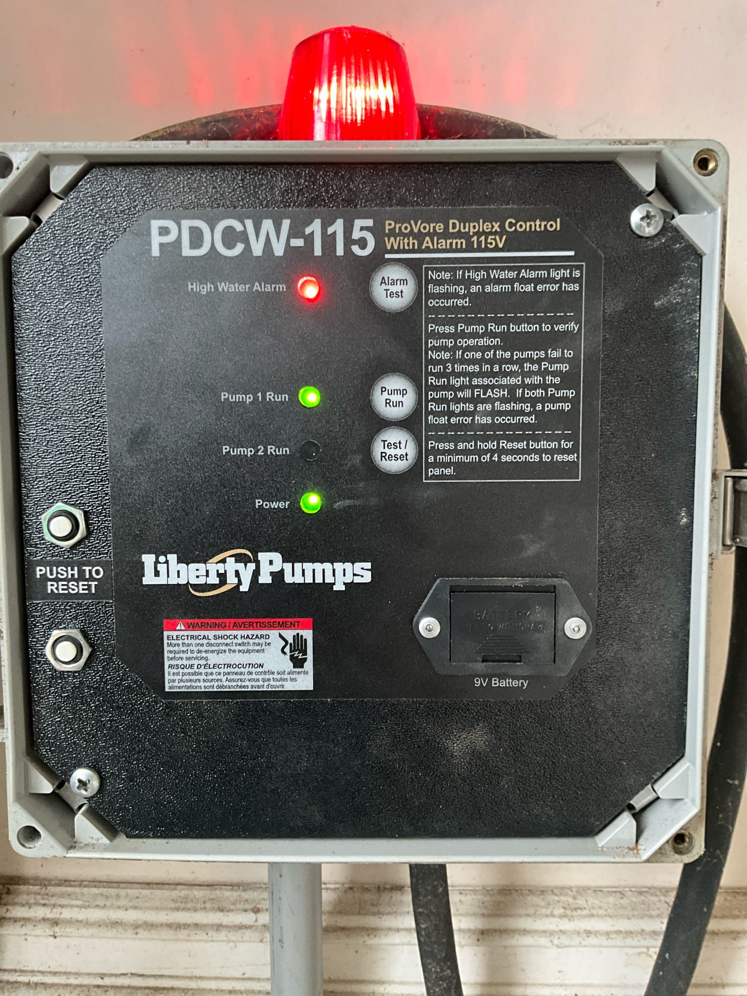Call for sewage pump alarm.

Arrived and met with Tim. They have a livery dual pump system installed outside for the whole home. The original sewer line had settling issues, which prompted Tim to have the pump systems installed approximately 15 years ago. The system has a few issues. The pumps are very deteriorated, the float switch has failed, the basin cover has settled and pushed the sewer line down approximately one inch, and the air admittance valve needs to be replaced.

I discussed the issues and solutions with Tim. He would like to replace the system due to age and condition. I gave a ballpark estimate, as the plumbing supply houses open on the weekend were unavailable to provide availability of parts. Will return a call or text Monday to confirm availability and schedule replacement.