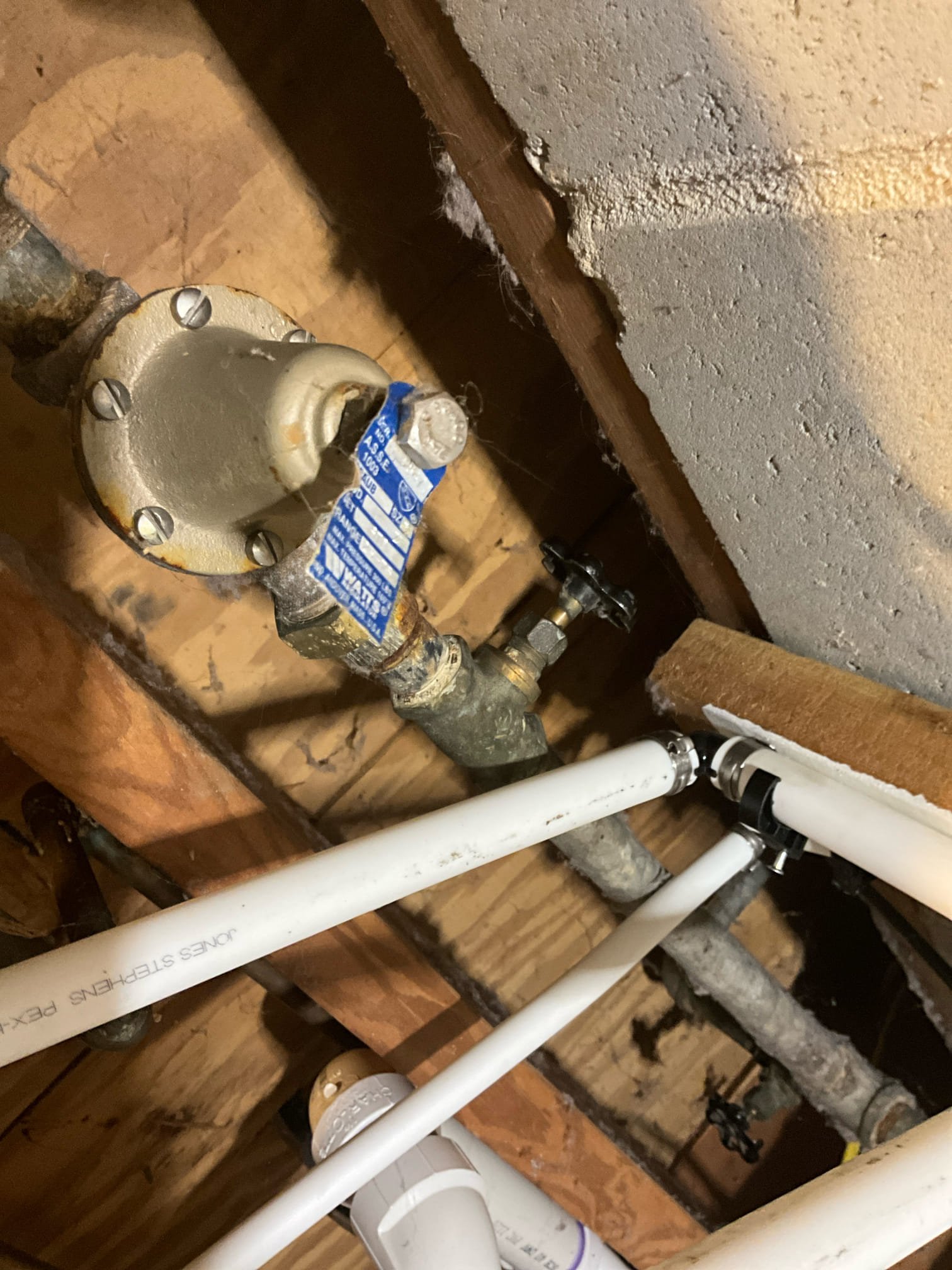 Call to provide estimate to cp gas line, and return to reinstall after floor work.

Capped gas line, relit water heater. Estimate provided to reinstall gas line after floor work is done. While on site I performed a water pressure test and found the pressure to be 70 psi mid morning, taken at water heater. The thermal expansion tank bladder is ruptured, and is no longer functioning correctly.

I discussed concerns with water pressure and the mainline, which is galvanized and original to the home. After providing options to address these concerns, Chris would like us to return Thursday to replace the water mainline. I will replace this and address the expansion tank at this time.