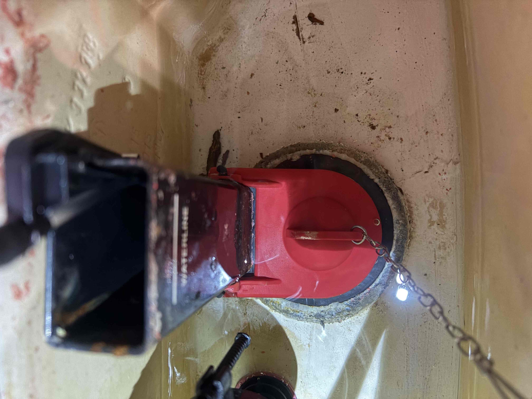 Went back over to the plumbing supply house to get the oem part for the job, the part was a special flapper, once installed no further leak. I recommend to replace the trip lever it is too heavy for the toilet 